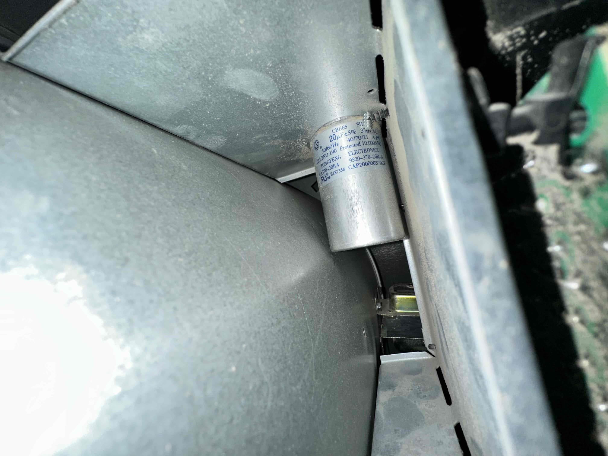 I performed a single cooling maintenance on a 2017 gas system. I checked amps, capacitors, filter, electrical, drains, and cleanliness. During my thorough evaluation, I noticed a couple areas of concerns. I discovered that the blower capacitor is failing 18.5/20. According to manufacture spec, it needs to stay above 19. The outdoor unit has a reasonable amount of build up present. I would advise a chemical bath to assist in the removal of the debris. 