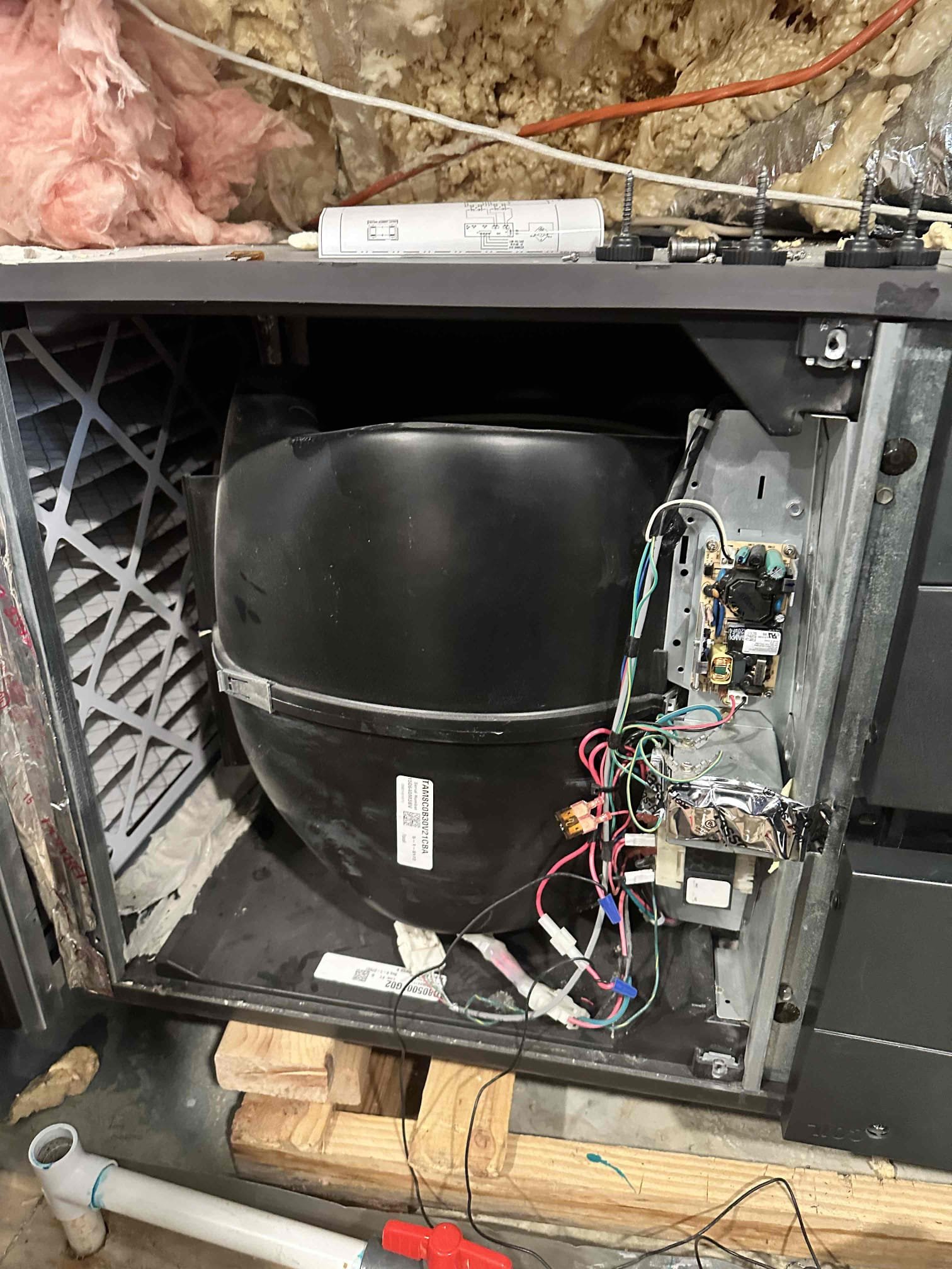 I performed a 3 system cooling maintenance on heat pump equipment. 
The downstairs system is from 2015, the unit for the bedrooms is from 2015, and the upstairs is from 2001. I spoke about the condenser fan motor again this time around. The customer addressed the emergency pan on the upstairs system. The upstairs unit has a blower capacitor that is currently out of manufacture specifications, and it may insult in blower motor failure. I noticed that the upstairs unit doesn’t have a water safety switch. I went over filtration on the downstairs unit and bedrooms unit. There is currently  a half inch gap in the filter cabinet. This allows dust to bypass into the system causing stress on the components and poor air quality. Customer elected to not address anything at this time. 