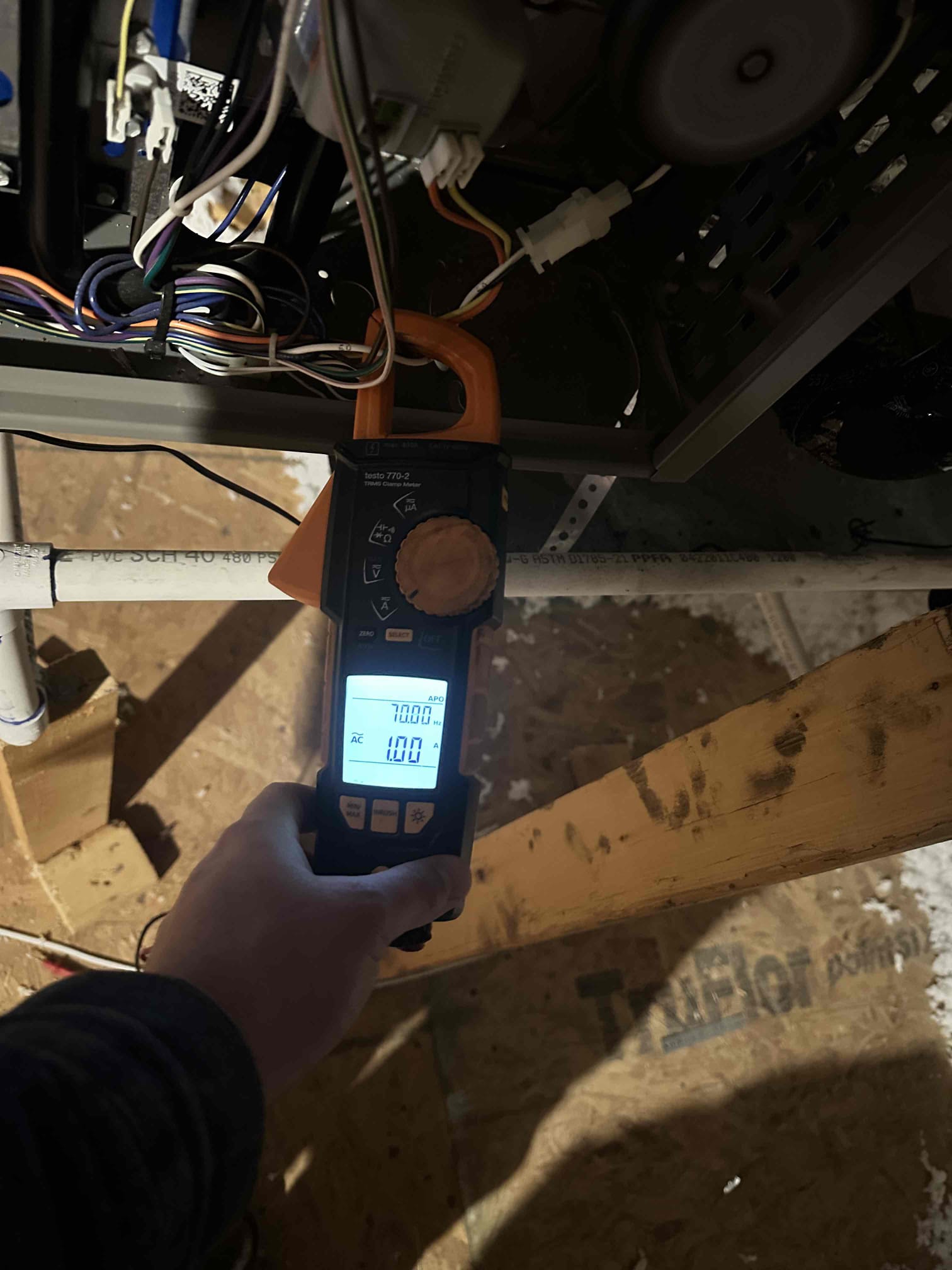 I performed a single heating maintenance on a 2022 gas system. I checked amps, filter, electrical, cleanliness, and safeties. I spoke with the customer about the importance of safeties. The customer informed me of power blimps that the home has. I advise surge protection be installed on the unit to minimize damage when these power blimps occur. I observed that the drains do not have the best water protection. I provided an option to install a primary water safety switch and blow out valve. These items will reduce the risk of surprise damages and repair cost. Customer asked that I email the options to the two of them fan review later. 