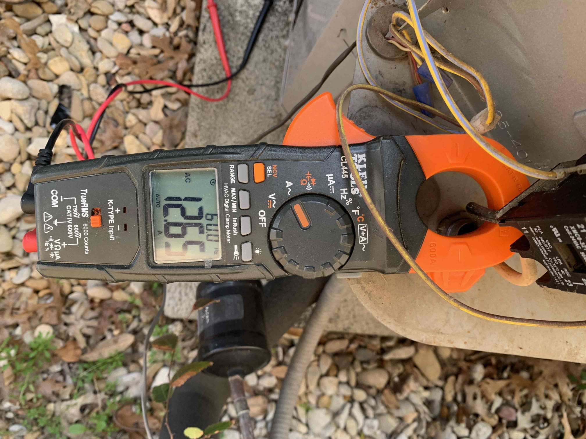 Preformed single system cooling maintenance. 2013  I tested all electrical components and cleanliness in the inside unit. All electrical components were testing within the manufacturer specifications. I did find the duct work and blower wheel to be extremely dirty and caked with dust. Temperature being supplied to the home was at 47 degrees. 69 degrees returning to the unit. I treated the drain line with total c. I did not change he filter for the client. Client had changed it 2 weeks ago. I proceeded outside to test the electrical components on the outside unit. All electrical components were testing within manufacturer specifications range but were testing on the lower side. The compressor start amps were coming out to be over 100 amps manufacturer rating is for 112 amps. I provided estimates to have the concerns on the outside addressed. Client elected to go with the duct cleaning and Aprilaire conversion kit to address the inside units concerns. Unit was cooling upon departure. Fil