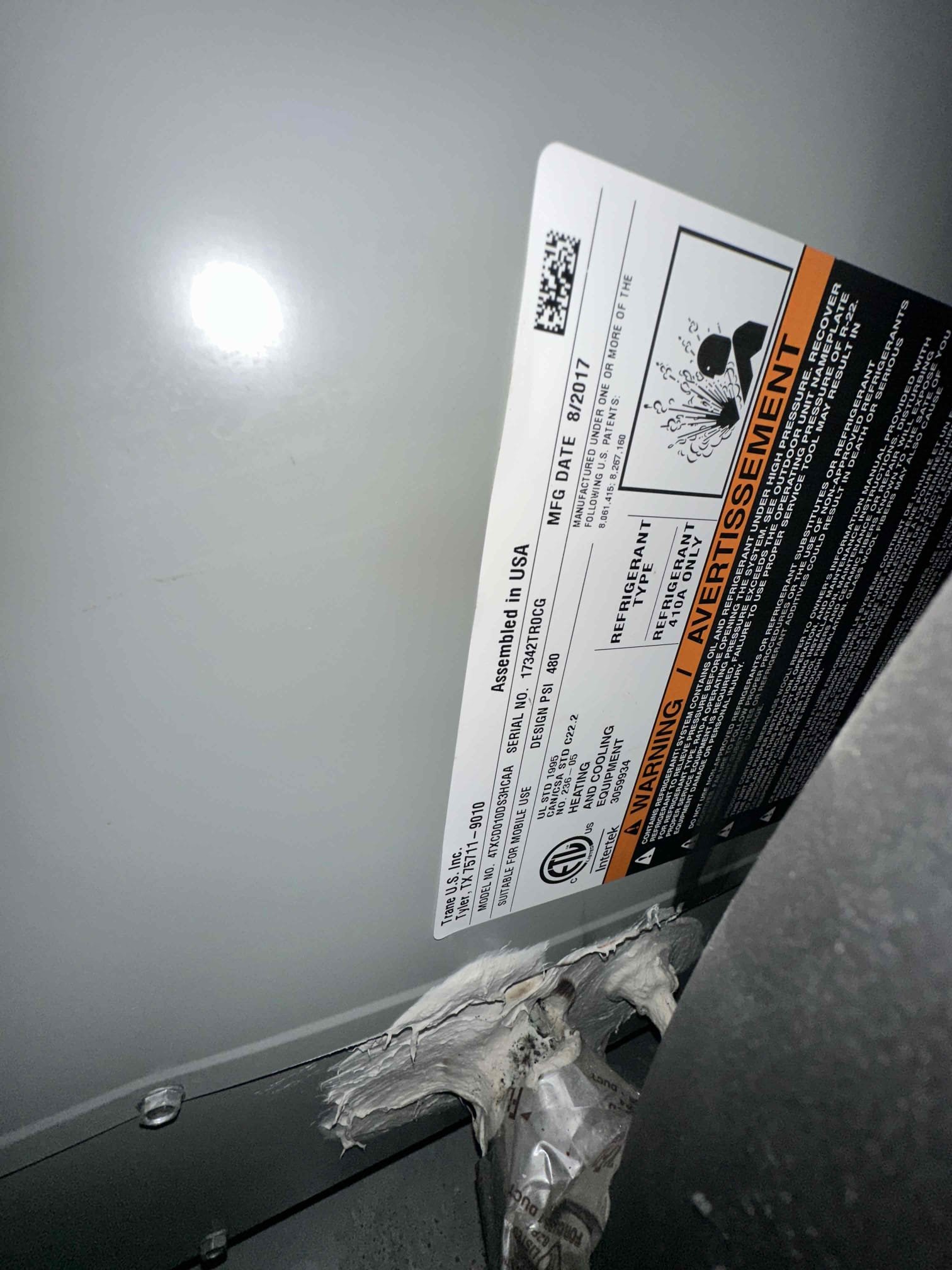 McKinney, TX - Upon arrival, I turned the system on in the cooling mode. I observed that the system is fully turned on and was operational. I performed some general observation before retrieving my tools. The refrigerant line was not getting cold and the air coming out of the top of the outdoor unit was cool. I retrieved my tools and proceeded to check the refrigerant pressures. The refrigerant pressure was good, but was not pumping through the system. I took a video of the issue indicating the compressor was on, but not pumping the refrigerant. I had the warranty searched and determined that the warranty expired in 2023. With that being said, the EPA has effectively phased out the refrigerant that this system uses. This unit is no longer repairable. Jesse, our comfort specialist, is scheduled to come out 2/27/2026 at 9:30am.