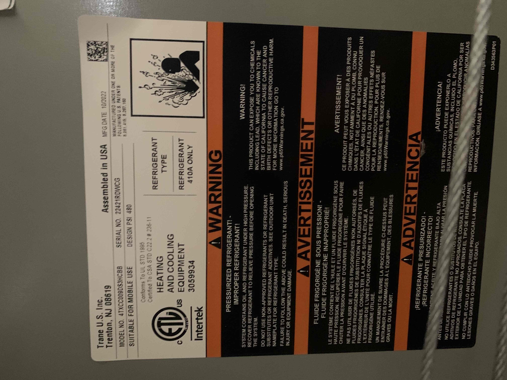  Preformed single system cooling maintenance on a 2023 Trane heat pump. I tested all electrical components as well as checked for cleanliness of the system. All electrical components tested within manufacturer specifications. I found that the evaporator coil, ducts and blower to be dirty with dust. I changed filter for client 20x25x4. Treated drain lines with total c. I proceeded outside where I tested all electrical components and checked for cleanliness of the outside unit. All electrical components tested within manufacturer specifications. I did notice the condenser coil could benefit from a deep cleaning,. Client elected to have the twin coil package cleaning done and would like to hold off on the duct cleaning. unit was cooling upon departure. 

Completed twin coil cleaning work, 