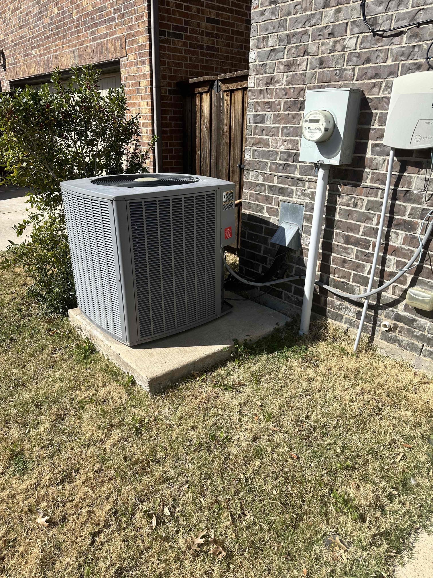 Upon arrival, I discovered a bad Ecm condenser fan motor. After performing voltage checks on the unit, I determined that the Ecm control module is bad. I ordered the part at Johnson supply in Allen. Return date is TBD. 