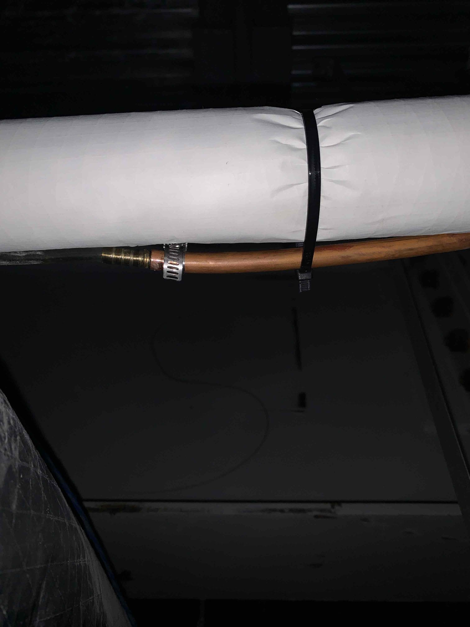 Frisco, TX - Thank you for allowing us the opportunity to evaluate the ductless wall-mounted system at your commercial property.

After thoroughly testing the condensate drainage system, we identified that the existing drain line is leaking approximately halfway through the run above the office ceiling area.

During our evaluation, we:
	•	Tested the condensate pump by pouring water directly into the pump reservoir.
	•	Introduced several gallons of water to confirm proper drainage.
	•	Applied nitrogen pressure through the copper drain line to attempt clearing any blockage.
	•	Performed a vacuum suction process to remove possible debris buildup.

Despite these efforts, the drain line continues to leak and does not drain properly, indicating deterioration, improper pitch, internal blockage, or physical damage within the ceiling cavity.

Based on our findings, we recommend installing a new dedicated condensate drain line (home run) from the indoor ductless wall-mounted unit directly to the janitorial m