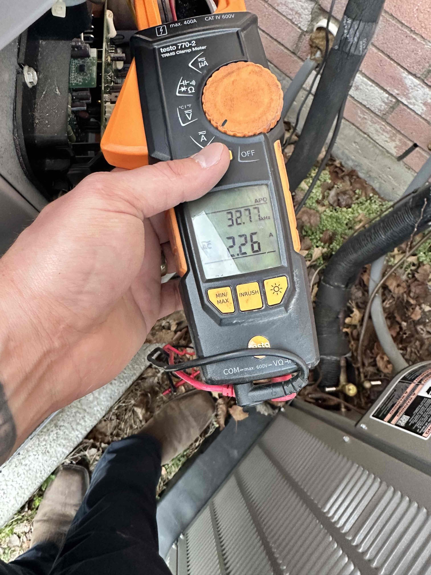 Sherman, TX - I performed 2 cooling maintenances on a 2024 and 2019 heat pump systems. I checked amps, capacitor, filter, electrical, cleanliness, drains, and safeties. I offered additional safeties and a start assist. Customer declined during service. 