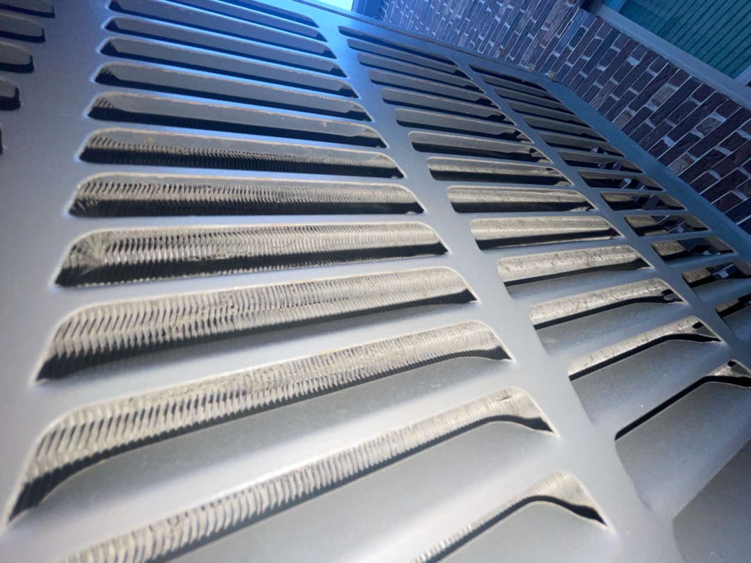 Frisco, TX - 
Cooling maintenance on 
1. Rinsed condenser with water to promote heat exchange and reduce stress on system by removing dust and debris.
2. Visually inspected condenser coil for leaks and abnormalities.
3. Inspected condenser fan motor, blades and bearings.
4. Inspected, cleaned, and, tightened wiring connections.
5. Measured capacitance of  compressor/fan motor capacitor.
6. Inspected and measured resistance of contactor
7. Measured compressor current draw.
8. Measured condenser fan motor amp draw.
9. Inspected and replaced return filter.
10. Inspected return plenum for dust or debris.
11. Inspected evaporator coil for cleanliness and oxidation.
12. Inspected blower motor/ blower wheel for dust and debris
13. Measured blower motor current draw.
14. Measured temperature differential from supply to return. 20 degrees measured.
15. Tested drain lines for proper drainage and treated to prevent blockages.

Found blower motor on downstairs unit failed causing unit to freeze up due to no ai