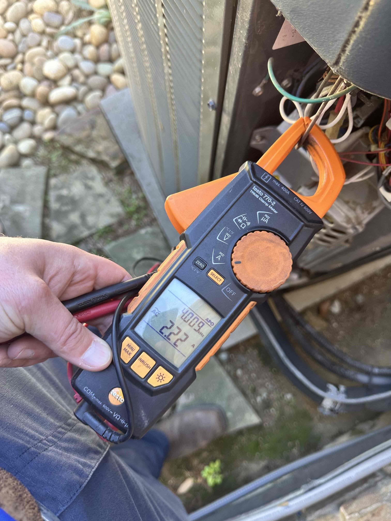 I performed cooling maintenance on 3 communicating gas systems. I checked amps, filters, electrical, cleanliness, drains, and rinsed the outdoor units. All of the issues I noticed are associated with the upstairs unit. During my thorough evaluation, I noticed that the blower wheel and condenser coil is dirty. The blower wheel being dirty reduces the lifespan of the motor and lowers performance. The outdoor condenser coil being dirty causes strain to the fan motor and other electrical components. Also,  it reduces the performance of the equipment. While testing the drain, I could hear it gurgling at the drain. This indicates that a clog is forming and will likely clog up soon. I noticed that the condenser fan motor was loud. During rinsing the outdoor units, I noticed that the upstairs fan motor did not slow down in response to the cool water being applied. These motors have a module on top that controls the speed of it. These modules can fail causing odd operation or complete failure. 