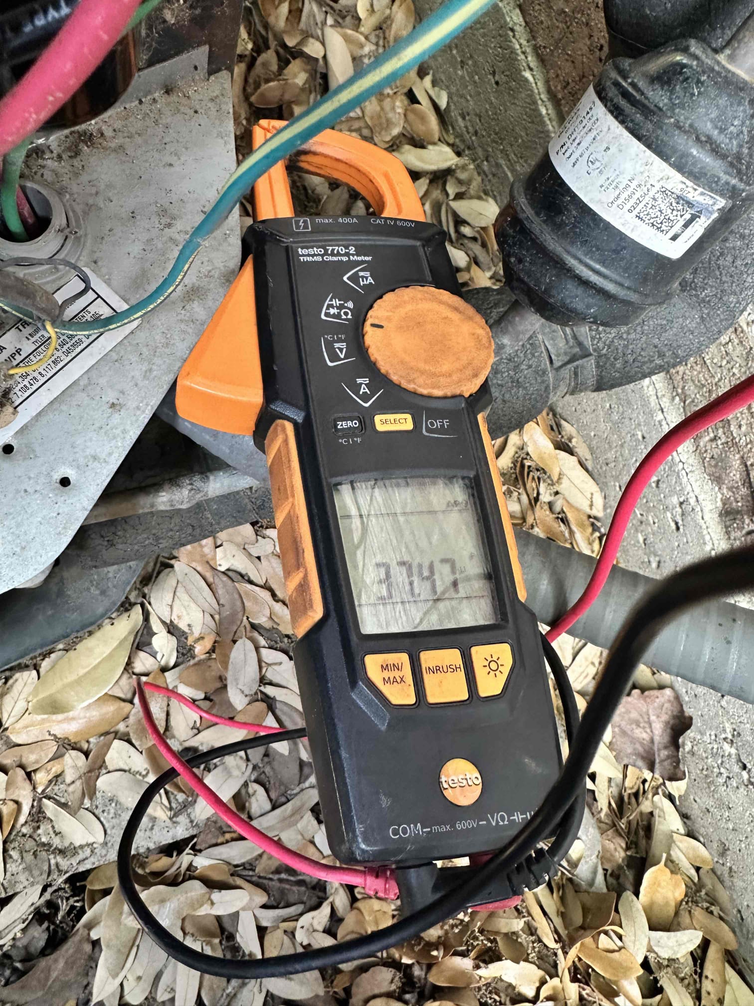 I performed a single cooling maintenance on a 2015 gas system. I checked amps, capacitors, filter, electrical, drains, cleanliness, and safeties. I noticed that the blower motor was dirty and beginning to leak oil. This is an early sign of failure. I observed that the emergency drain pan is compromised and beginning to rust through. The outdoor unit is getting a build up of leaves and needs a chemical bath. The outdoor capacitor is out of range and will likely fail soon. Customer approved replacement of the capacitor during time of service. Customer would like to wait to do the blower motor next visit. I collected for the work I performed today. 