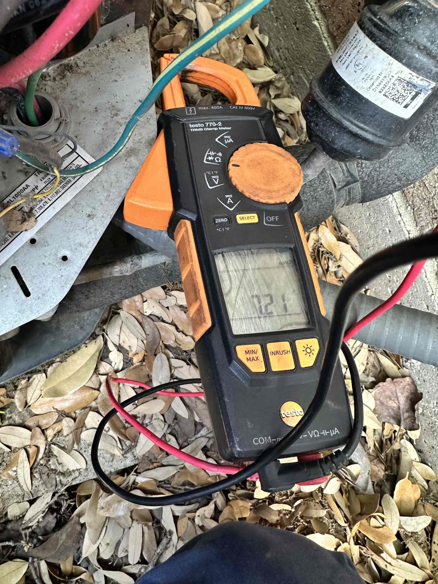I performed a single cooling maintenance on a 2015 gas system. I checked amps, capacitors, filter, electrical, drains, cleanliness, and safeties. I noticed that the blower motor was dirty and beginning to leak oil. This is an early sign of failure. I observed that the emergency drain pan is compromised and beginning to rust through. The outdoor unit is getting a build up of leaves and needs a chemical bath. The outdoor capacitor is out of range and will likely fail soon. Customer approved replacement of the capacitor during time of service. Customer would like to wait to do the blower motor next visit. I collected for the work I performed today. 