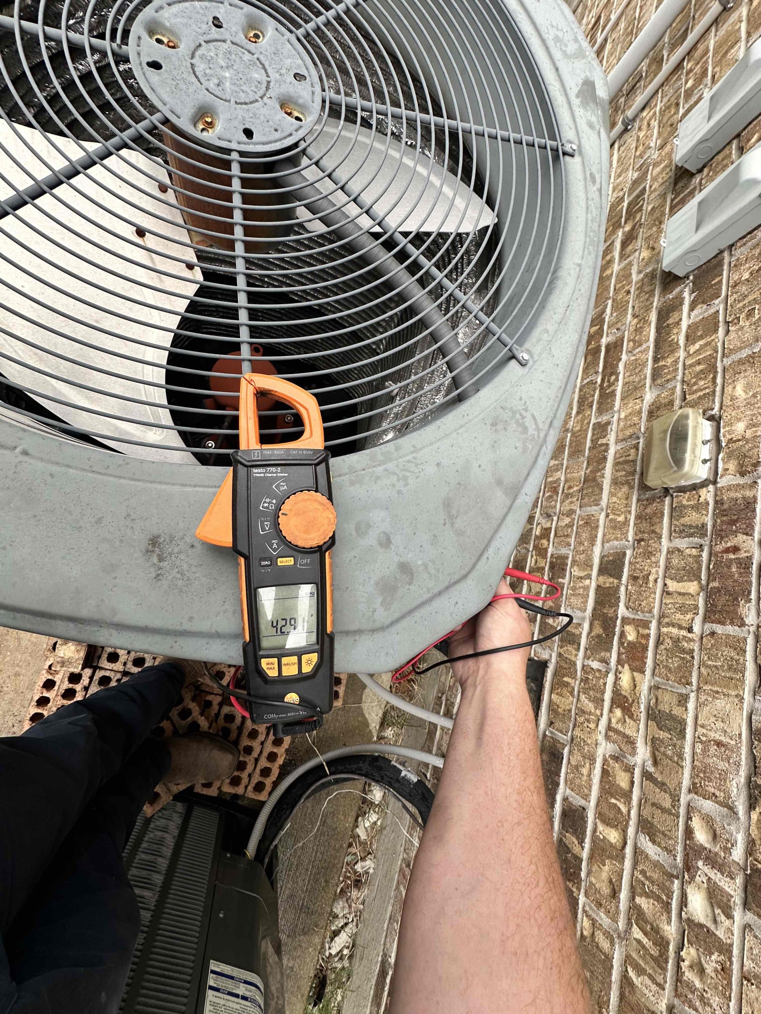 Melissa, TX - I performed a 2 system cooling maintenance on 2014 gas systems. I checked amps, capacitors, filters, electrical, cleanliness, drains, and safeties. I discovered that both systems NEED deep cleaning on the indoor equipment. The systems currently don’t have water safety switches, also. Customer approved level 3 duct cleanings on both systems, blower cleanings on both systems, and emergency drain pans on both systems. This includes complimentary sealing of the bottom part of the downstairs evaporator coil, 2 water safety switches, and patching the thermostat wire at the upstairs outdoor unit. Customer scheduled for April 21 and April 28. We will be doing the downstairs on the 21st and the upstairs on the 28th.
Collected via credit card for deposit.