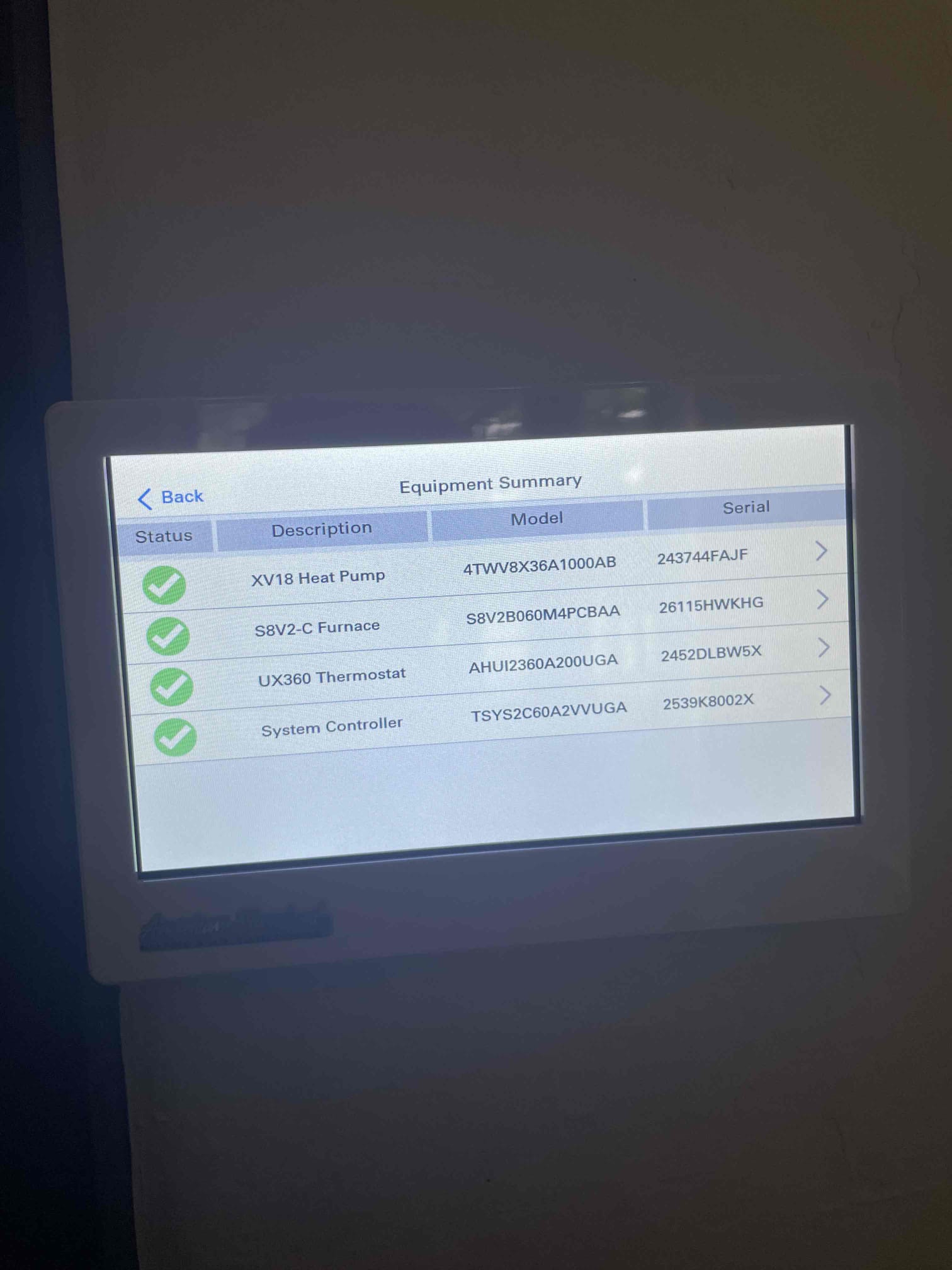 Anna, TX -  Came out today for QC visit on new install. Started inside at t-stat (Trane) turned system down to check over unit. System is level all wiring is good no error codes. Getting over 20 degree temp split. Drain line is draining at this time. System is clean and operating as designed. Outside unit is level all electrical components are good and tight. All components are operating as designed. Pressures were within manufacturer specifications. Tested normal heating operation. Adjusted Lp gas valve to allow a little more gas out. System in good working order upon departure. Thank you for your time.