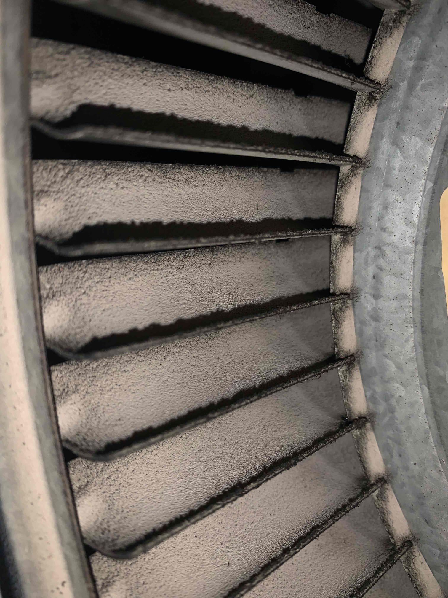 Melissa, TX - Completed thorough duct cleaning estimate, i found that both system can benefit from having a full system cleaning done on them. The duct work on each system has dust build up along with the other major components such as the blower wheels and evaporator coils. Both drain lines will be cleared with the full system cleanings as well. Having the systems major components cleaned regularly can help with energy bills and performance of the system. I did find on the west side unit in the attic. That the blower motor is leaking oil and can possibly fail in the future if not changed out.