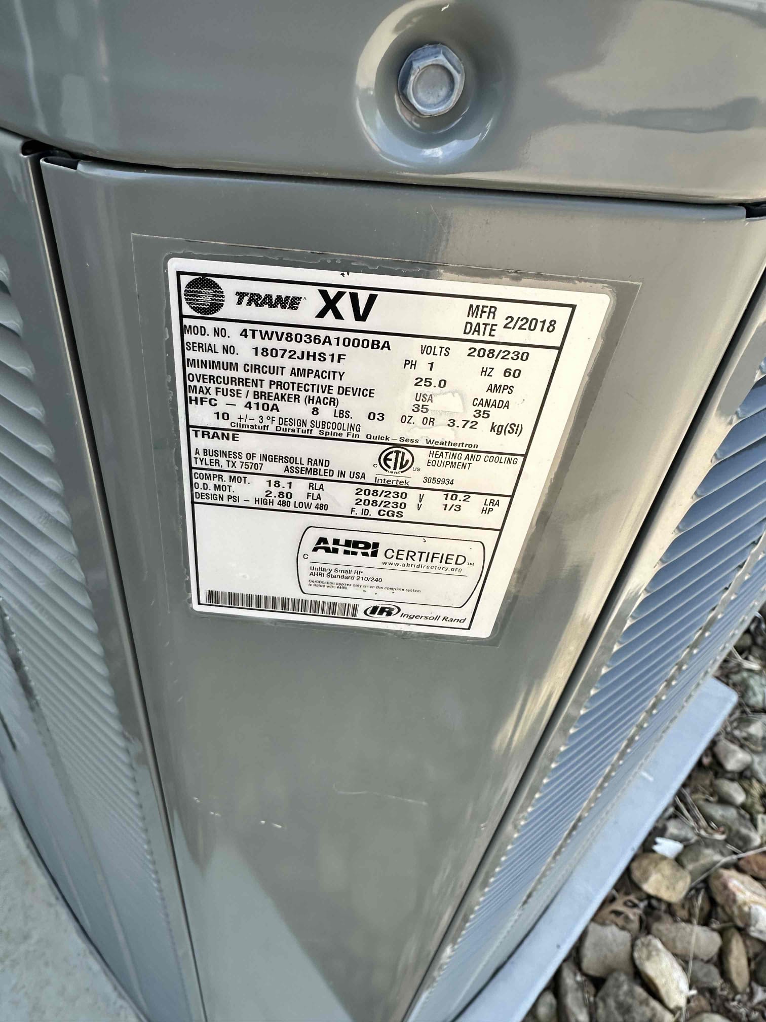 Sherman, TX - I performed a 2 system cooling maintenance on 2018 heat pump equipment. I checked amps, filters, electrical, cleanliness, drains, and safeties. During my thorough evaluation, I noticed that the evaporator could use some cleaning. I spoke with the homeowner about options to help with respiratory issues that are being experienced. I offered to install Airscrubbers on the systems. Customer asked me to take a quick glance at the mini split. The mini split is having an issue. It is outside of warranty. Customer wants to watch the mini split before having it service. With past experiences with these mini splits, It appears that the thermistors are failing. A service call will be needed to fully determine the issue. 