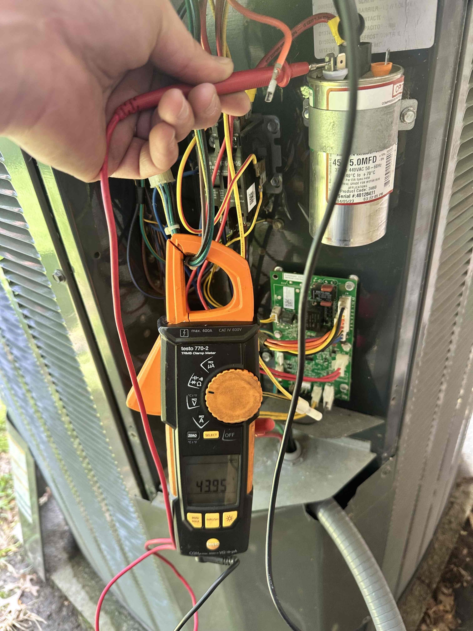 Sherman, TX - I performed a single cooling maintenance on a 2017 heat pump system. I checked amps, capacitor, filter, electrical, cleanliness, drains, and safeties. During my thorough evaluation, I discovered that mechanically the system is performing well. I observed that the indoor unit is in need of some cleaning. Customer declined cleanings during the visit and does not want to perform them. System is cooling upon departure.