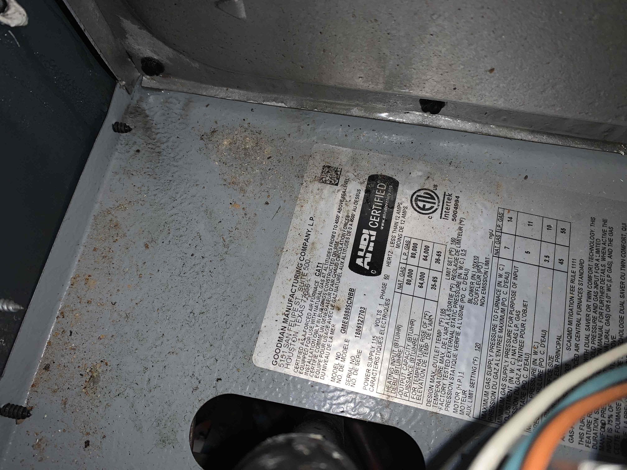 Melissa, TX - Upon arrival client stated the upstairs unit was not blowing cool air. When I pulled up I noticed the outside unit to be running, went inside and he indoor unit was not running at all. I turned the power off at the thermostat and turned fan only on. I noticed the fan did not come on when given a call for it, I could also smell a burnt smelling coming from the blower cabinet. I disconnect power and removed the wiring plug to the blower motor to find the pins and harness to be burnt. This tells me the motor and harness need to be changed out to get the unit back to operating correctly. Unit is currently still down with power disconnected in the attic.