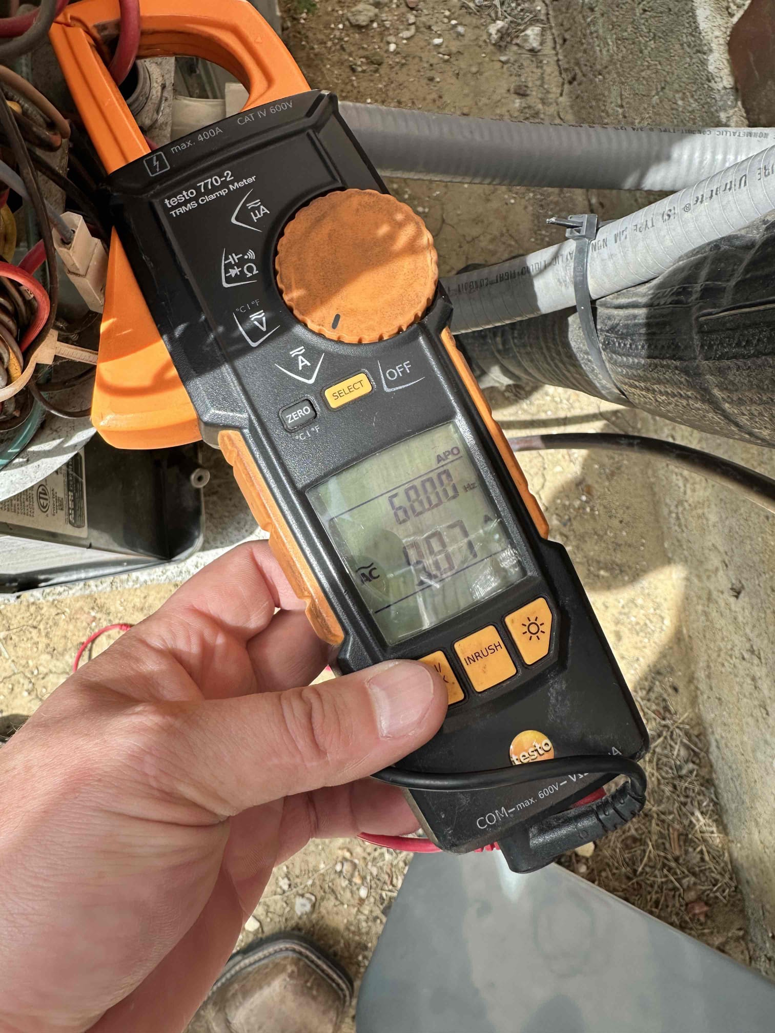 McKinney, TX - I performed a single cooling maintenance on a 2021 zoned communicating Amana heat pump. During my thorough evaluation, I did not discover any mechanical issues that needing addressing. However, I did discover that the outdoor condenser coils is damaged and needs a chemical bath to remove oxidation. I provided an option to address these two areas of concern during the time of service. Customer elected to perform the coil combing and algae stick. Customer would like to schedule next week and time does not matter.