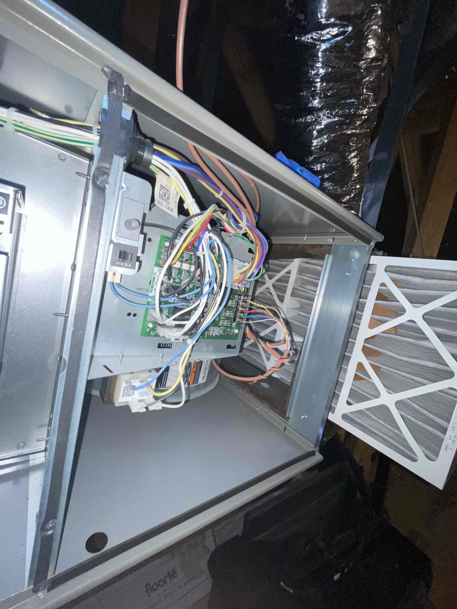 Anna, TX - Perform maintenance on 2023 Lennox furnace.

1.  Visually inspected condenser coil for leaks and abnormalities.
2. Inspected condenser fan motor, blades and bearings.
3. Inspected, cleaned, and, tightened wiring connections.
4. Measured capacitance of  compressor/fan motor capacitor.
5. Inspected and measured resistance of contactor
6. Measured compressor current draw.
7. Measured condenser fan motor amp draw.
8. Inspected and replaced return filter.
9. Inspected return plenum for dust or debris.
10. Inspected evaporator coil for cleanliness and oxidation.
11. Inspected blower motor/ blower wheel for dust and debris
12. Measured blower motor current draw.
13. Measured temperature differential from supply to return. 20 degrees measured.
14. Tested drain lines for proper drainage and treated to prevent blockages.
15. Rinsed condenser with water to promote heat exchange and reduce stress on system by removing dust and debris.

Found outdoor condenser, extremely dirty and matted with debri