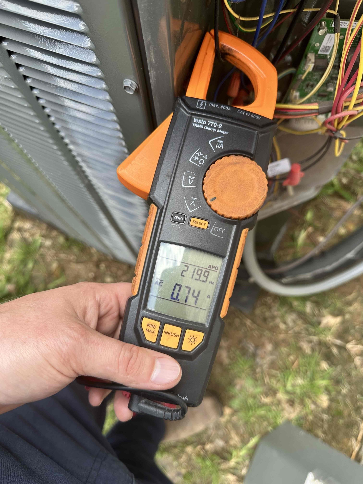 Melissa, TX - I returned to install the warranty outdoor temperature sensor. I reset and tested the system. System is cooling upon departure. 