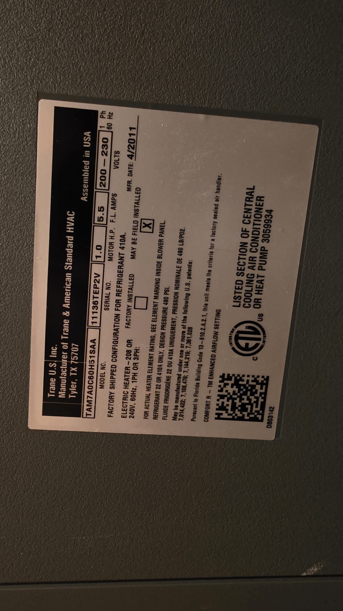 Anna, TX - Provided duct cleaning estimate for client. The system is from 2011, zoned. The system does have dust present in the duct work, blower wheel and plenum boxes. By having the system fully cleaned it can help with the air quality of the home. The current filter being used is a 20x20x4 merv 13 box filter. While this is a good filter to use, the filter still allows for dust to get around the filter and on to the major components and duct work. By having this upgraded to an aprilaire filter it will help improve air quality and keep the system cleaner. 