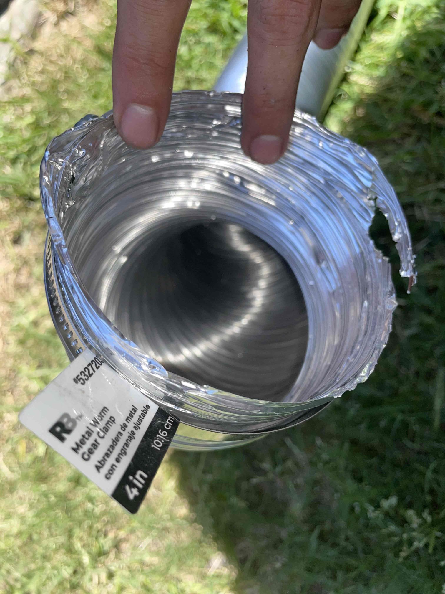 Melissa, TX - Performed dryer vent cleaning. Found very large amount of lint stuck in the dryer vent. Required multiple passes to fully clear the dryer vent. Showed homeowner all the lint I pulled out. 