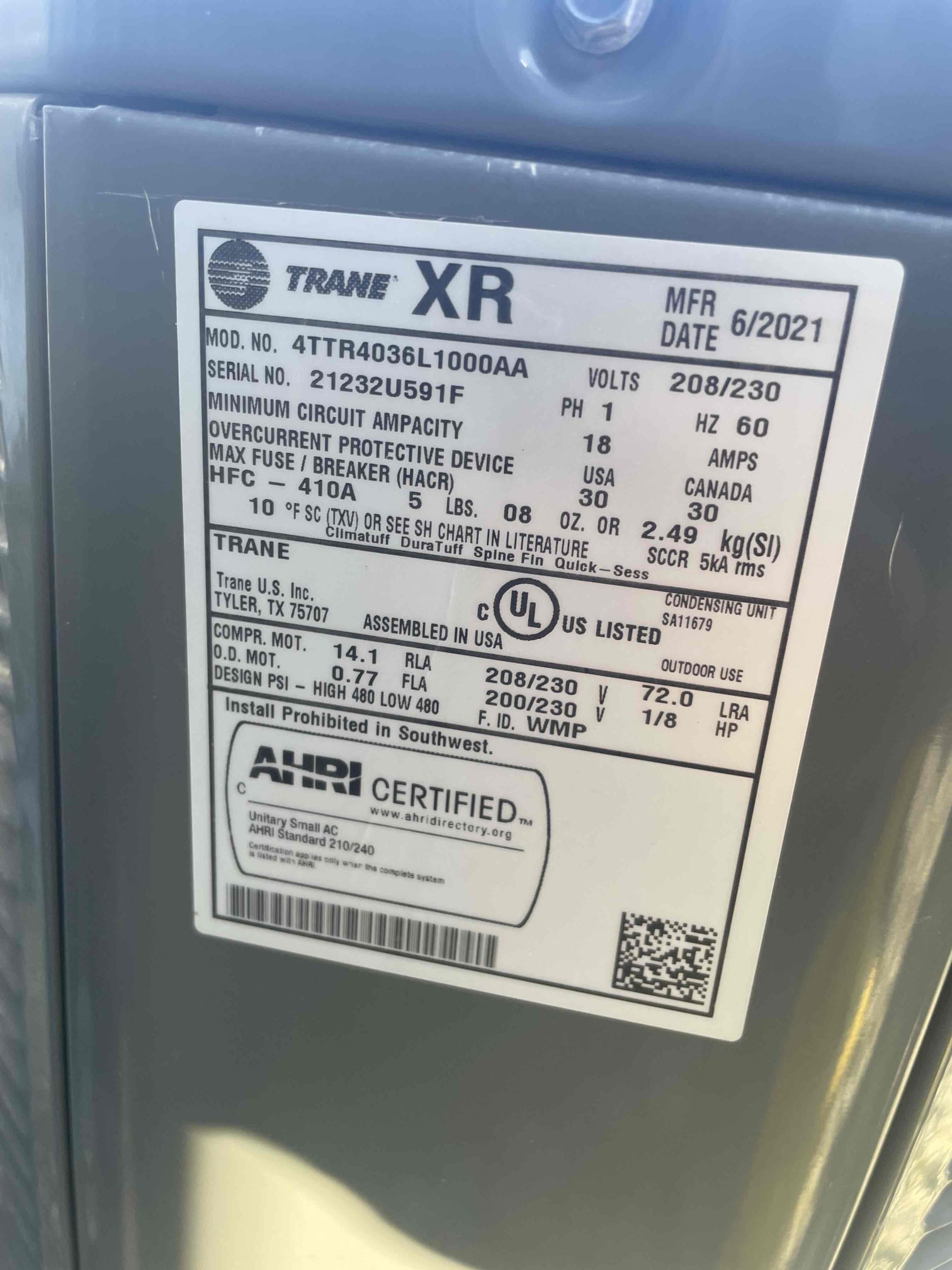 Anna, TX - 1.  Visually inspected condenser coil for leaks and abnormalities.
2. Inspected condenser fan motor, blades and bearings.
3. Inspected, cleaned, and, tightened wiring connections.
4. Measured capacitance of  compressor/fan motor capacitor.
5. Inspected and measured resistance of contactor
6. Measured compressor current draw.
7. Measured condenser fan motor amp draw.
8. Inspected and replaced return filter.
9. Inspected return plenum for dust or debris.
10. Inspected evaporator coil for cleanliness and oxidation.
11. Inspected blower motor/ blower wheel for dust and debris
12. Measured blower motor current draw.
13. Measured temperature differential from supply to return. 20 degrees measured.
14. Tested drain lines for proper drainage and treated to prevent blockages.
15. Rinsed condenser with water to promote heat exchange and reduce stress on system by removing dust and debris.

Large amount of dust and debris on indoor and outdoor coils. This causes a stress on refrigerant cycle and 