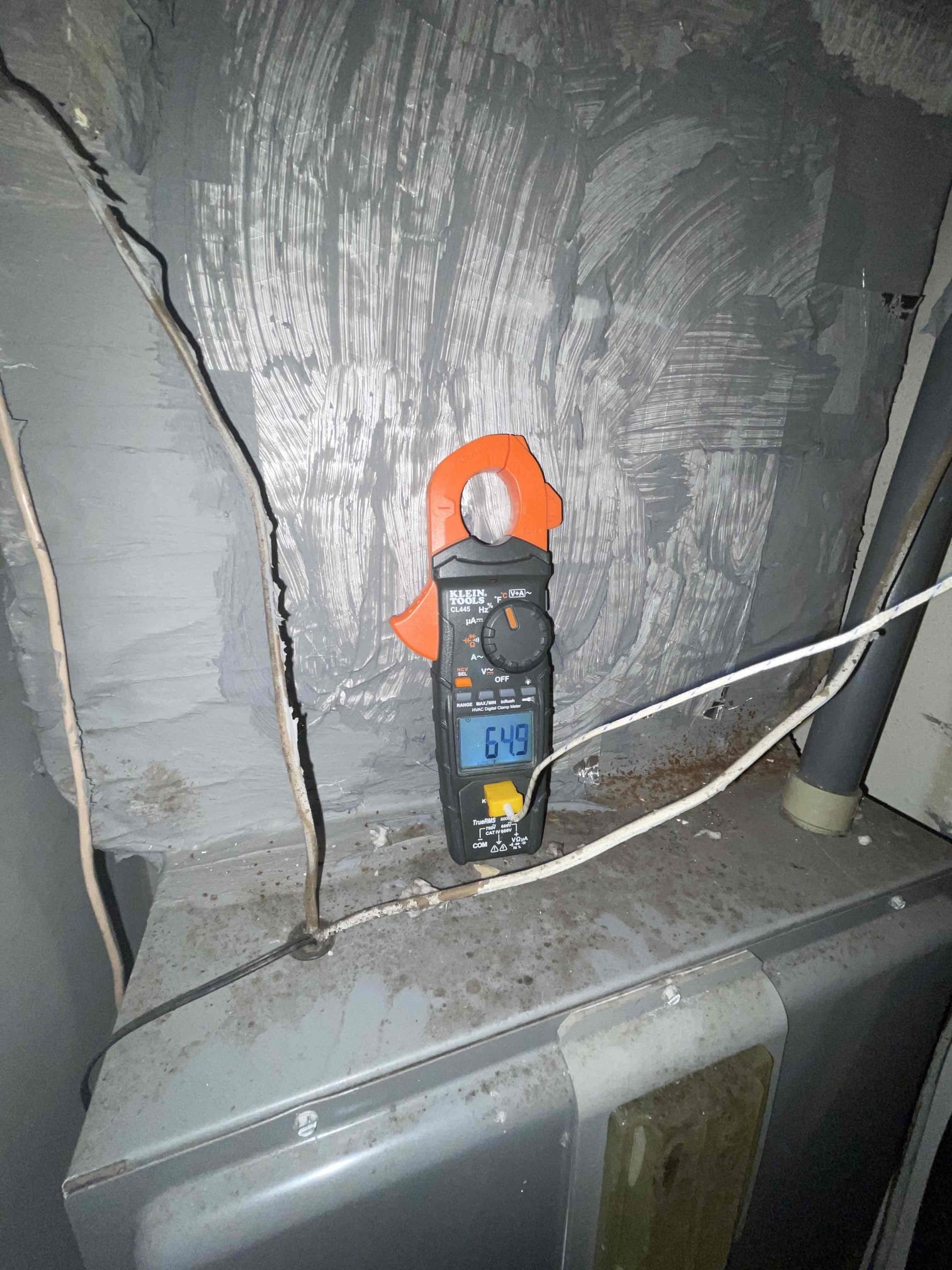 McKinney, TX - 1. Visually inspected condenser coil for leaks and abnormalities.
2. Inspected condenser fan motor, blades and bearings.
3. Inspected, cleaned, and, tightened wiring connections.
4. Measured capacitance of  compressor/fan motor capacitor.
5. Inspected and measured resistance of contactor
6. Measured compressor current draw.
7. Measured condenser fan motor amp draw.
8. Inspected and replaced return filter.
9. Inspected return plenum for dust or debris.
10. Inspected evaporator coil for cleanliness and oxidation.
11. Inspected blower motor/ blower wheel for dust and debris
12. Measured blower motor current draw.
13. Measured temperature differential from supply to return. 20 degrees measured.
14. Tested drain lines for proper drainage

Outdoor electrical is all testing within manufacturer spec. Outdoor coils are extremely matted and dirty. This will cause an airflow restriction as well as block the heat exchange from happening efficiently. This causes stress on the refrigerant cycle and 