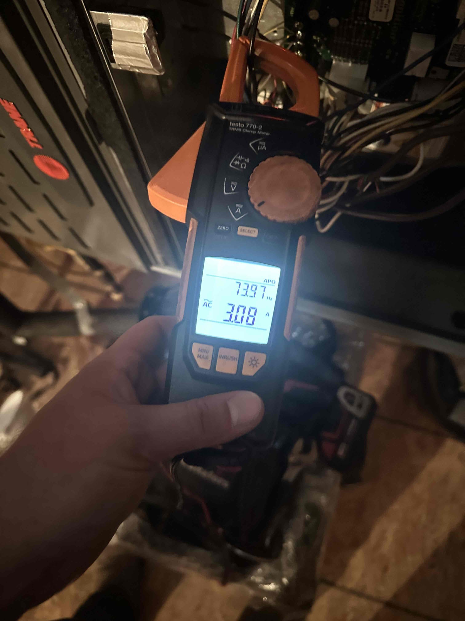 Anna, TX - I performed a single cooling maintenance on a 2017 gas system. I checked amps, capacitor, filter, electrical, drains, and cleanliness. Customer stated the front bedroom is warmer than the rest of the house and that the system seems to be taking longer to cool after cleaning in January. I investigated both issues. To address the warm room, the ductwork will have to be reworked. The system is not blowing as cold due to the increased airflow. Customer approved adding 1 pound of 410a. This gave me a 53 supply temperature. The supply was originally 55. I observed that the system does not have any safeties. I offered to install a surge protector and float switch at the time of service. 
System appears to be 1 pound low on refrigerant. This is causing it to take a bit longer to cool the house. 