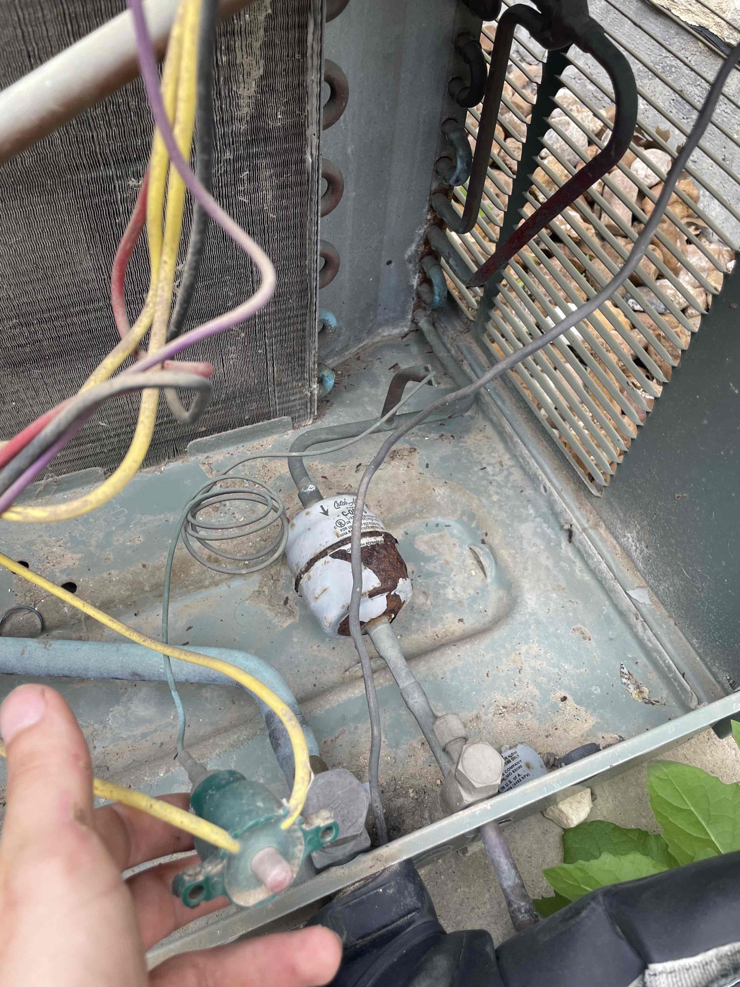 Frisco, TX - Arrived on site master bedroom unit was blowing air but not cooling. Found high pressure switch tripped. Reset and tested unit again. Unit came on and outdoor fan motor did not. Upon further testing it was found that the motor was seized. Adjusted capacitor terminal from 4mfd to 6mfd and added lubricant to motor shaft. With these adjustments I was able to get the motor moving again, but advised homeowner I cannot know for how long it will last. Advised replacing motor to avoid system failure. Spoke with manufacturer and they advised me it would take about a week to get the motor in from Arkansas. Homeowner elected to go forward with motor replacement. Advised we would order motor as soon as possible and update her with more information as soon as we have more. 

Also replaced thermostat with programmable Honeywell. Programmed thermostat to system speciations. Homeowner advised me they would like to set up the time blocks and set points themselves. 

System running upon departure.

