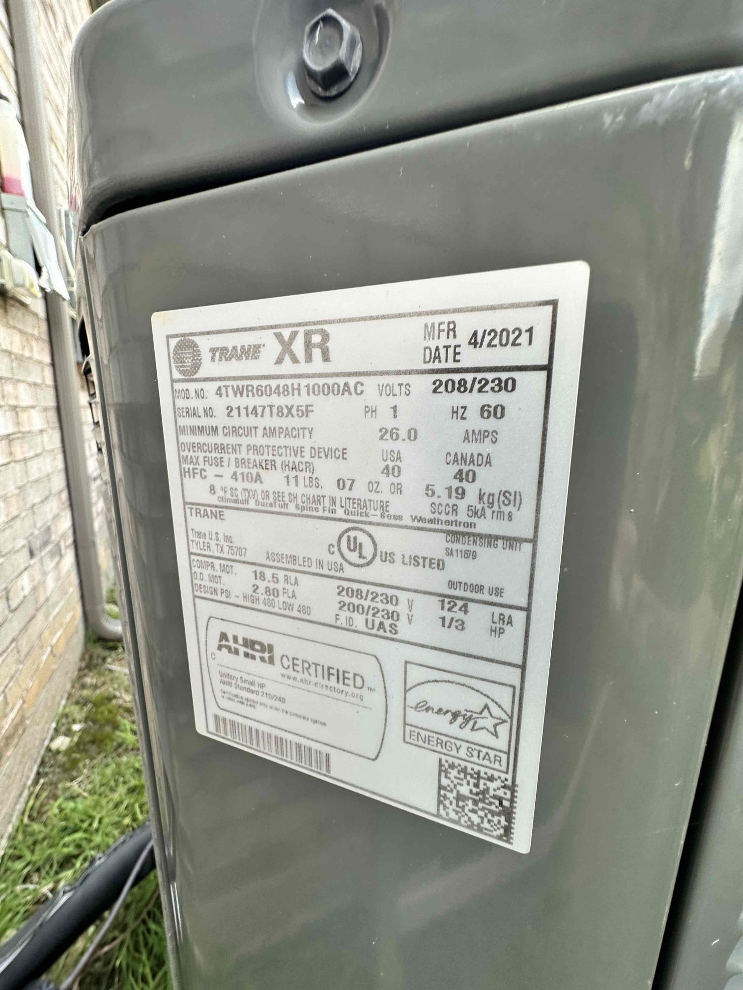 Melissa, TX - I performed a single cooling maintenance on a 2021 heat pump system. I checked amps, capacitor, filter, electrical, treated the drain, rinsed the outdoor unit, and tested the safeties. I reconfirmed that the capacitor needs replacement because it failed testing, and the evaporator coil is dirty causing water to be slung into the equipment’s insulation. This can lead to serious damage. The blower motor’s bearings are worn out. The motor is still operating within normal range. I presented options to address these concerns during the time of service. 
