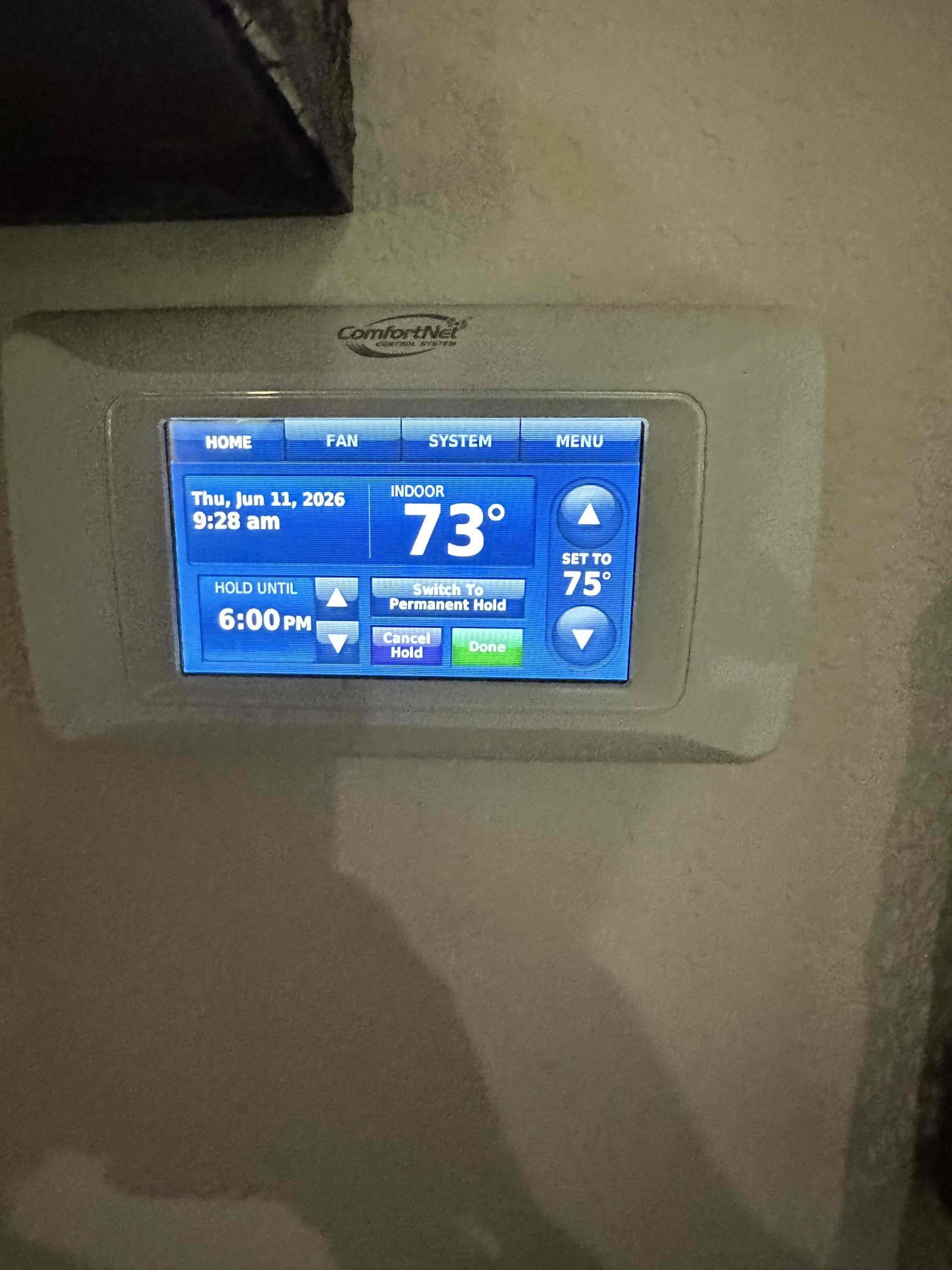 I performed a 2 system cooling maintenance on 2015 propane gas systems. I checked amps, filters, electrical, drains, cleanliness, safeties, operation, and rinsed the outdoor units. I revisited addressing the rusted supply plenum for the master bedroom unit and surge protection for the equipment. I observed that the emergency drain pan for the master bedroom unit is becoming compromised with rust beginning to appear on the bottom side. I built options to address these concerns at the time of service. Customer had to leave before I could go over the options. Customer approved the replacement of the plenum over the phone and would like it done after the 23rd.