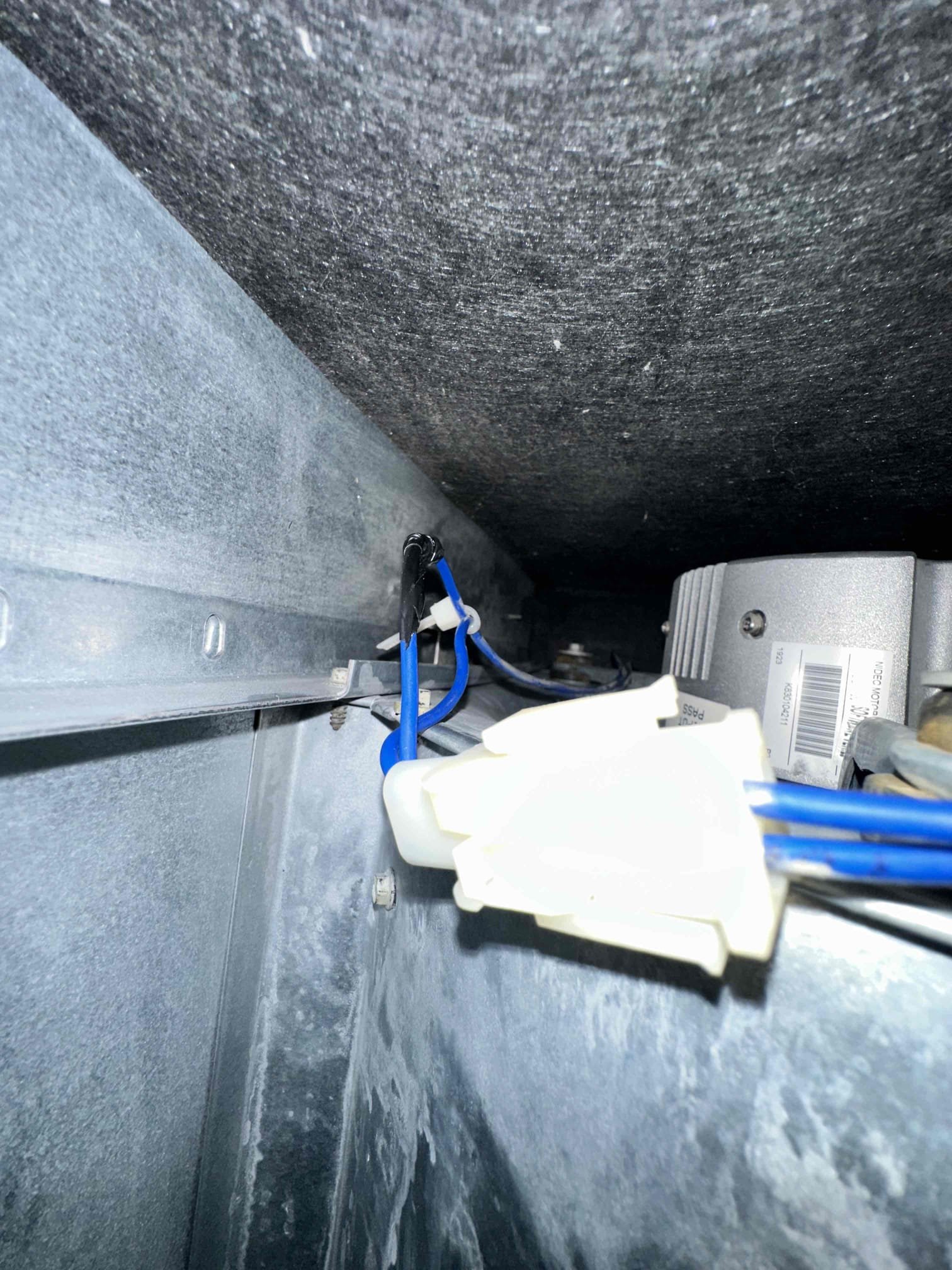 Upon arrival, I discovered no power to the control board or relay board. I opened the system and found that the 3amp fuse was tripped. I quickly located a wire that was caught in the blower. I removed it and tested the system to find it fully operational. I patched and secured the wires to prevent the issue from returning.