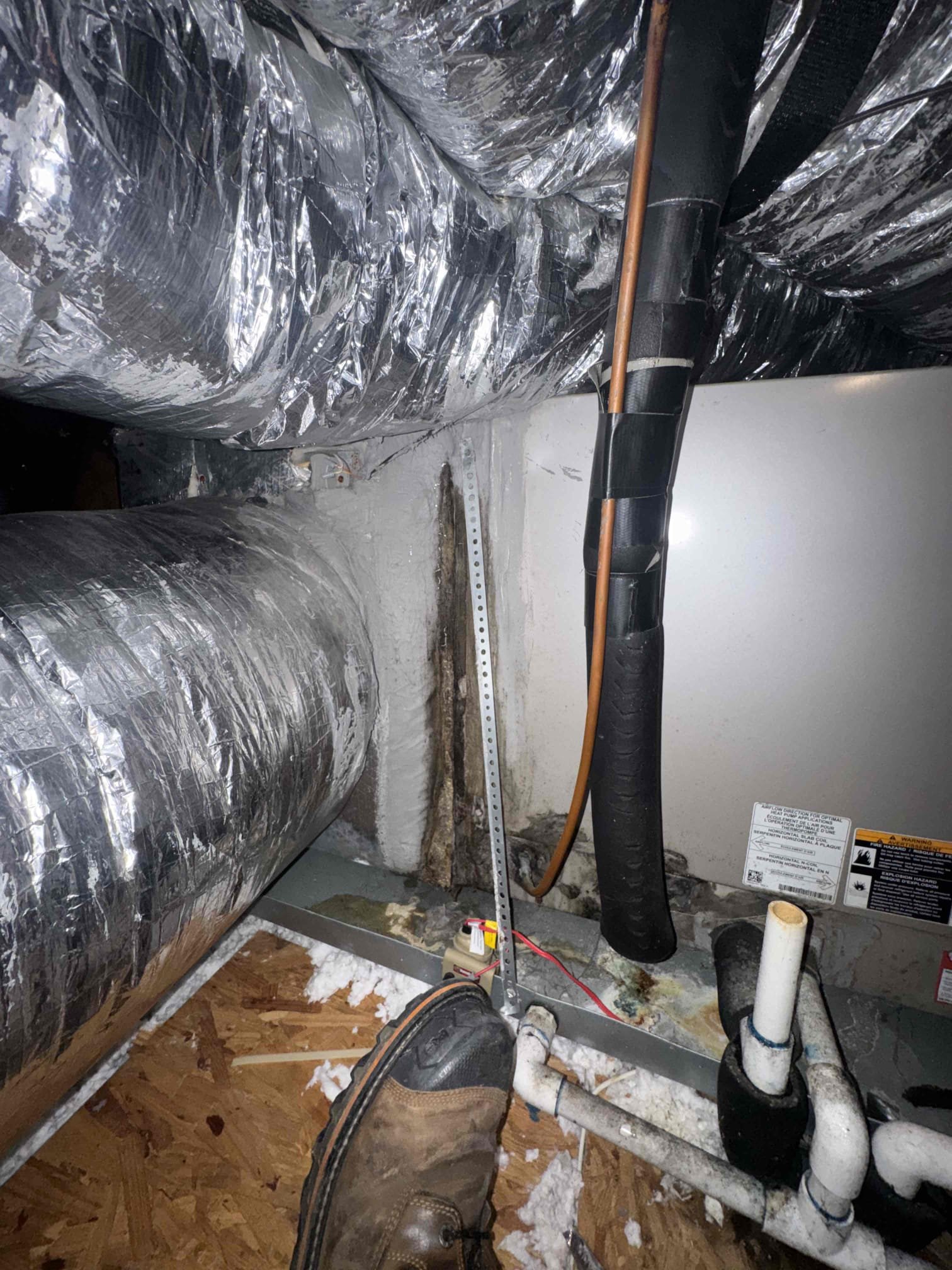 Van Alstyne, TX - Upon arrival customer stated unit just keeps running, D/S area still getting airflow even though stat has met temp and shut off. Concerned blower motor maybe damaged. Verified that we recently replaced damper motor to D/S section. That motor was seated incorrectly allowing airflow through as if it was wide open. Reseated motor and verified that damper plate closed properly this time. Made sure securing bolt was seated and tightly secured. Verified split across coil, checked blower speed settings. Found unit cannot be slowed down as only option available is low speed and that won’t work for size of unit. High speed only option available until upgrade. Left unit cooling and D/S zone closed as requested. Also verified airflow into son’s room, air flow strong in that room. 