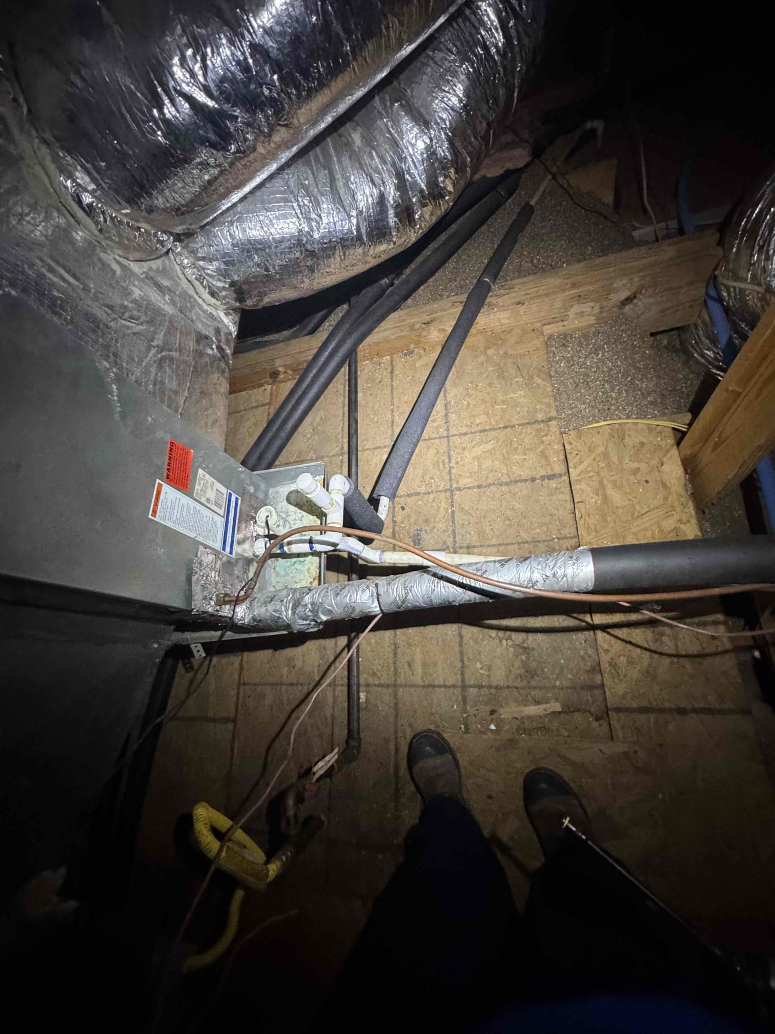 Customer requested a quote to replace outside of warranty indoor coil. After initial diagnosis and visual inspection, I found slab coil leaking and in need of replacement. Best way to do this and minimize transition work would be to replace slab for slab. Provided quote for replacement to include membership to get value pricing. Emailed estimate. Customer informed me he received a quote from a guy for $2800 but I don’t think it includes a new filter drier or refrigerant top off. Customer will discuss with wife and get back to us. 