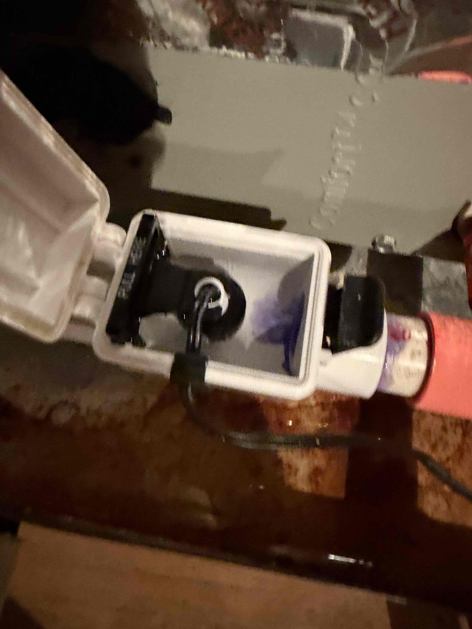 Frisco, TX - Upon arrival, I discovered the float switch tripped on the downstairs system. This is due to the drains being tied together, and the downstairs system being lower than the upstairs. I isolated the 2 systems and cleared the primary drain line. Afterwards, I tested the drain with water to ensure it was not leaking and drains properly. The client opted to sign up for a monthly service agreement and drains properly clearing. The systems are draining upon departure. 