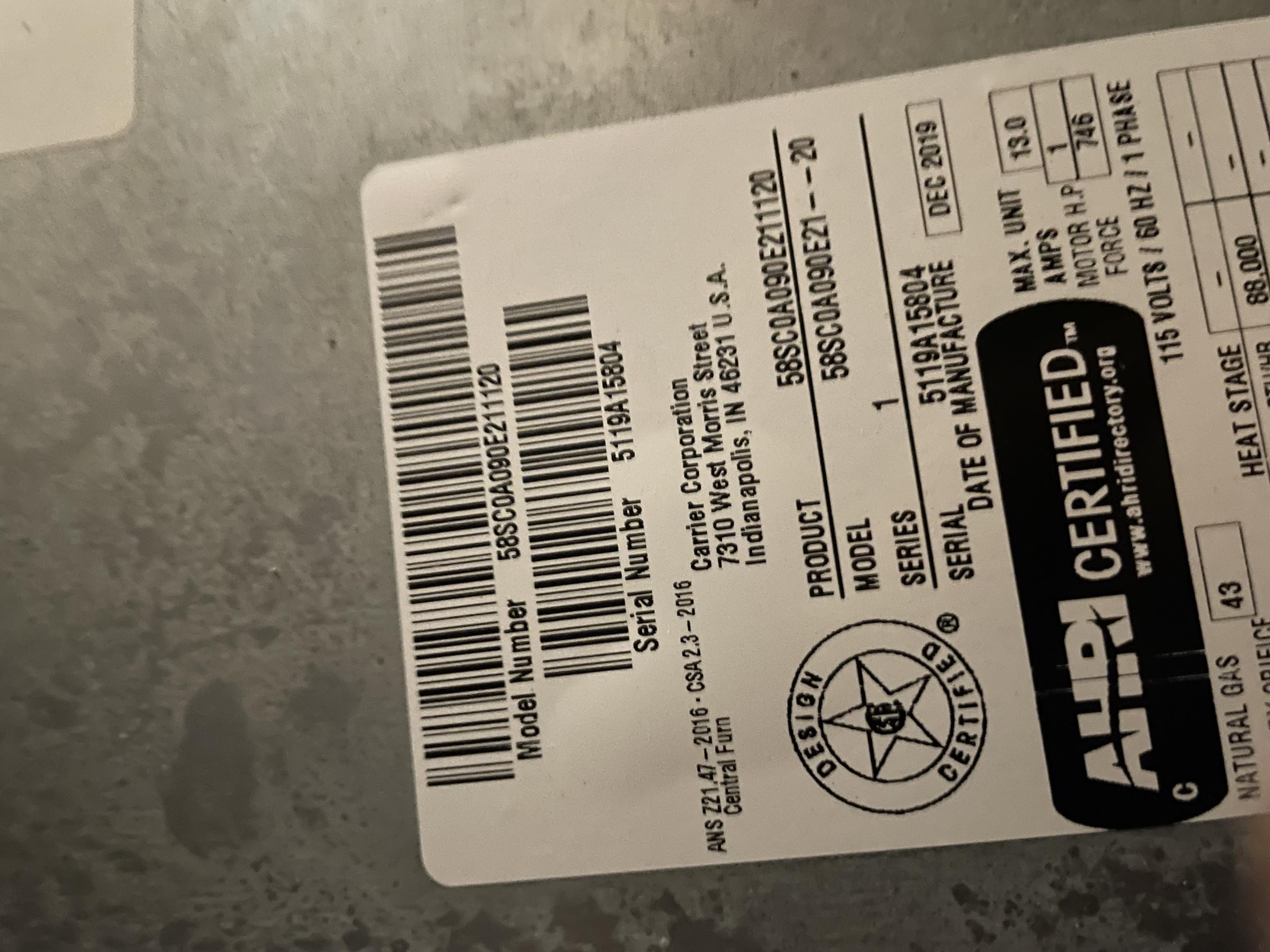 Melissa, TX - Upon arrival I found that evaporator coil was frozen. This will need to thaw out before I can diagnose what the problem is. Scheduled a time to come back at 8 AM tomorrow morning.