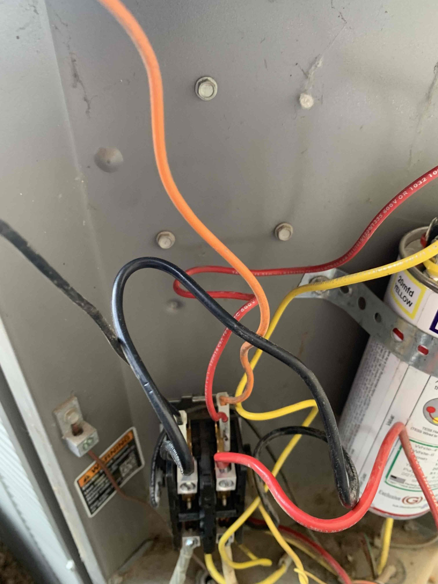 Frisco, TX - Removed old condenser fan motor. Installed new one and tested operation. Measured amp draw on fan motor, it is with it acceptable rage. System is cooling at this time. Condenser coils are very dirty, let customer know and he will call to have summer maintenance scheduled.