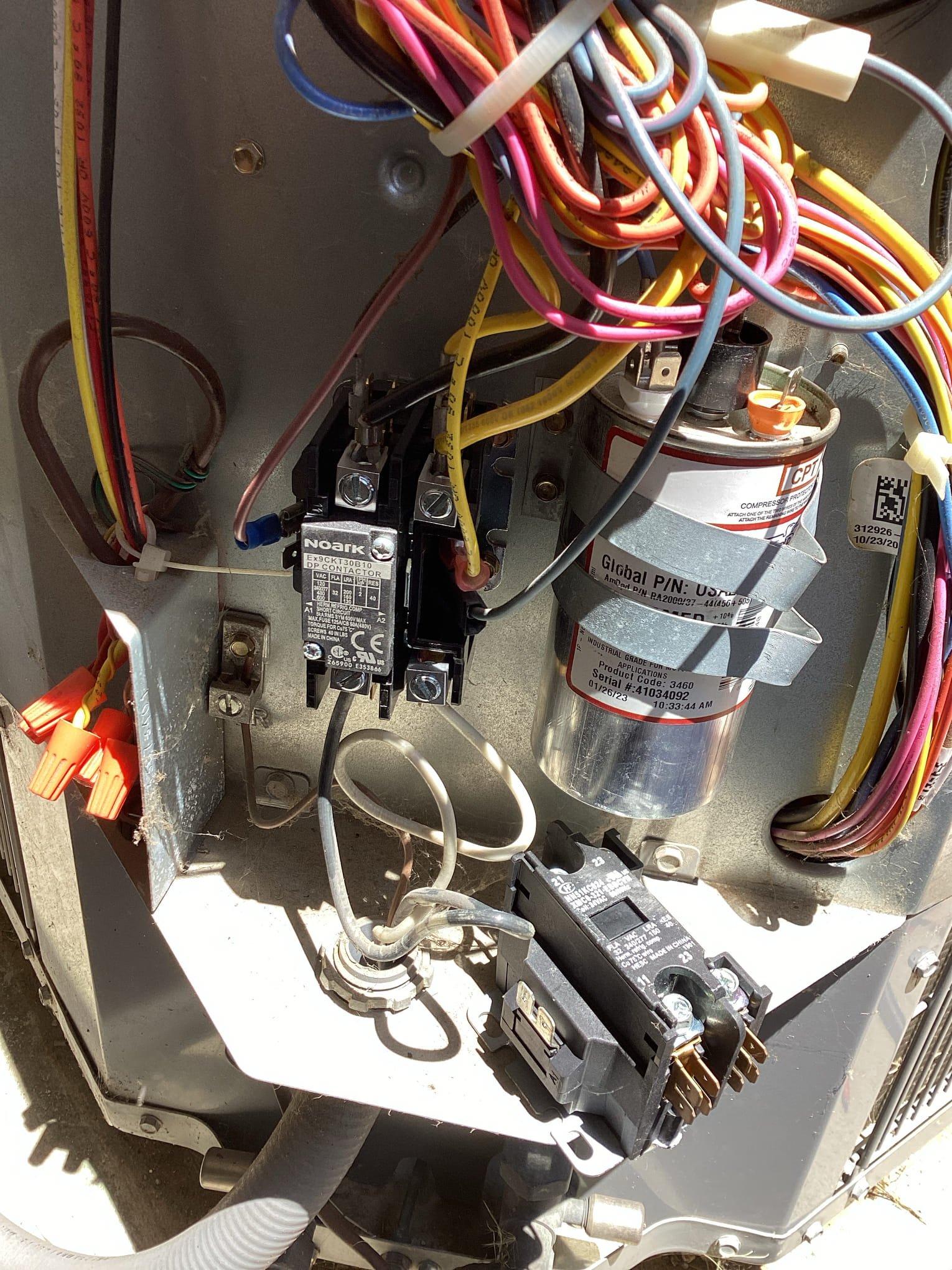 Melissa, TX - Upon arrival I found that the contactor on the outdoor unit was bad. I also found that the drain line was clogged.

I replaced warranty, contactor and cleared drain line.

System is running properly at this time