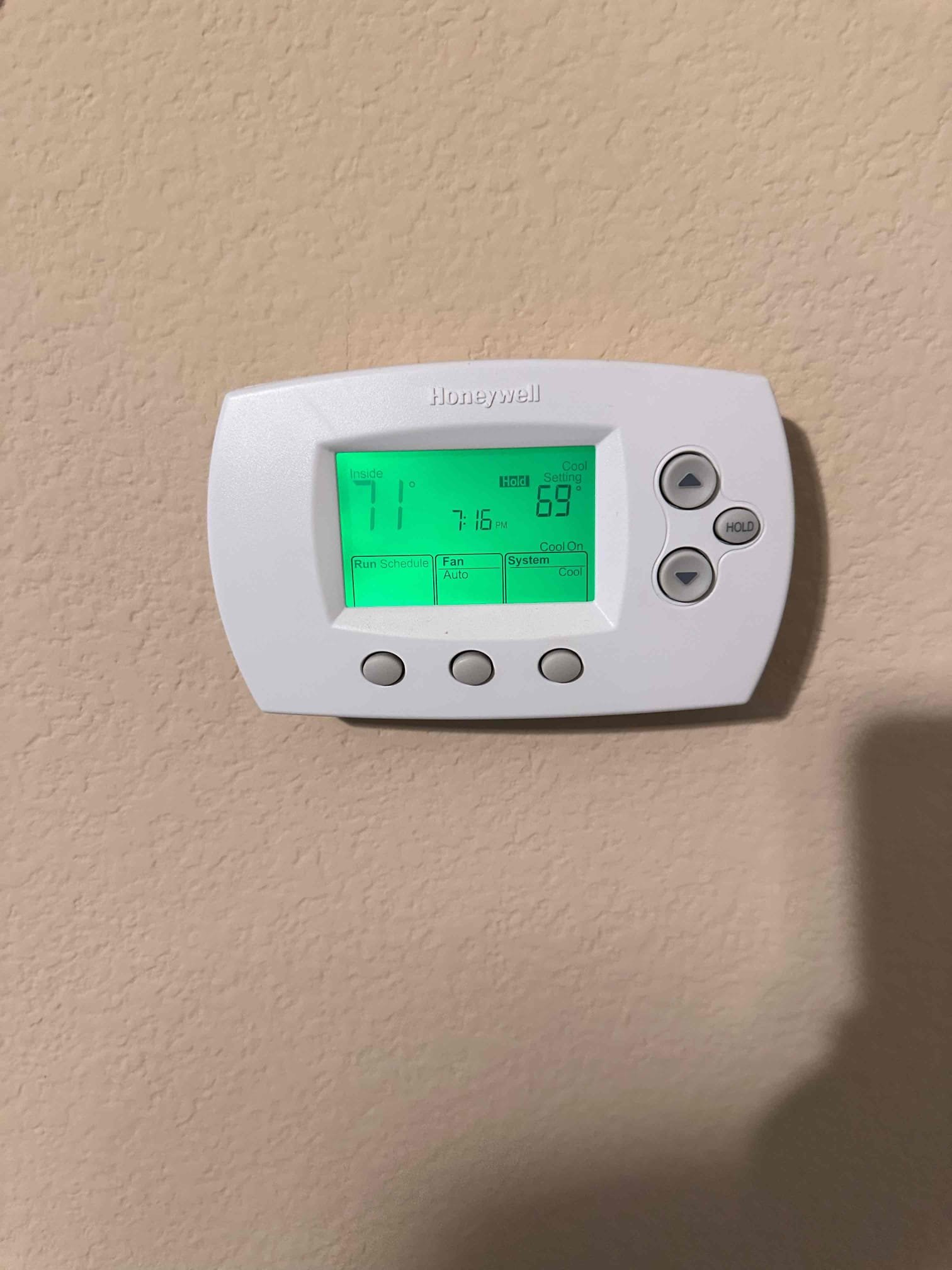 Anna, TX - No cool on upstairs system. Customer stated that system was not cooling very well. Thermostat was set to 69° on arrival and was 72° upstairs. Checked temperature drop across system and getting 17° difference. Drain line is clear and float switch is not being tripped. Checked refrigerant pressures and subcooling was a little low. Customer approved adding 1 lb of refrigerant and seeing if this helps, declined leak search at this time. After adding refrigerant subcooling came up to an acceptable range. Temperature split dropped by 2° as well. Thermostat is down to 71° after system has been running while we were working. System is cooling at this time. 