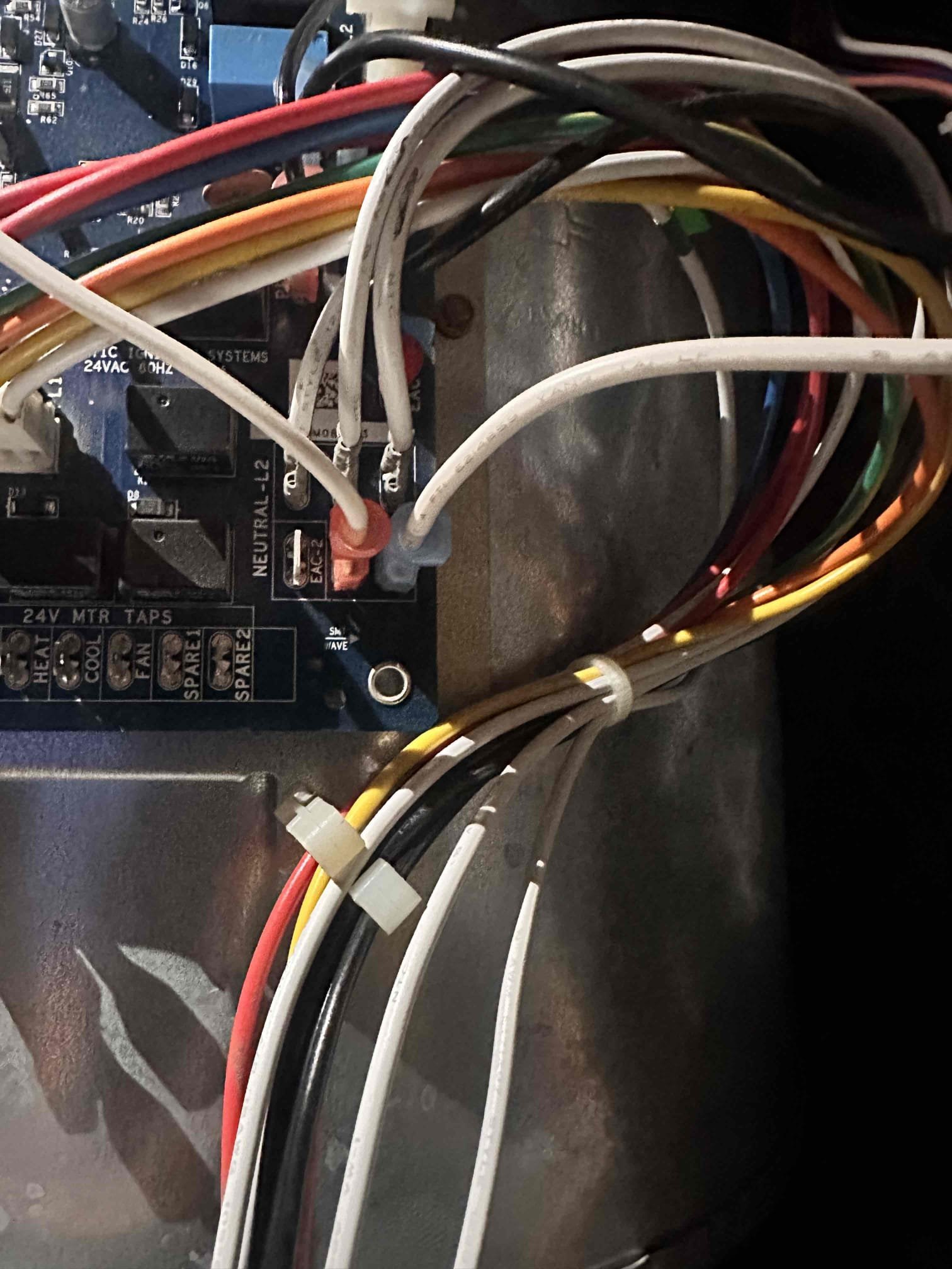 Melissa, TX - Arrive to replace furnace control board. Removed old board from equipment. Installed new oem control board and wired everything back up. Tested system operation after repair. System continued to run normal and system is cooling at this time. 