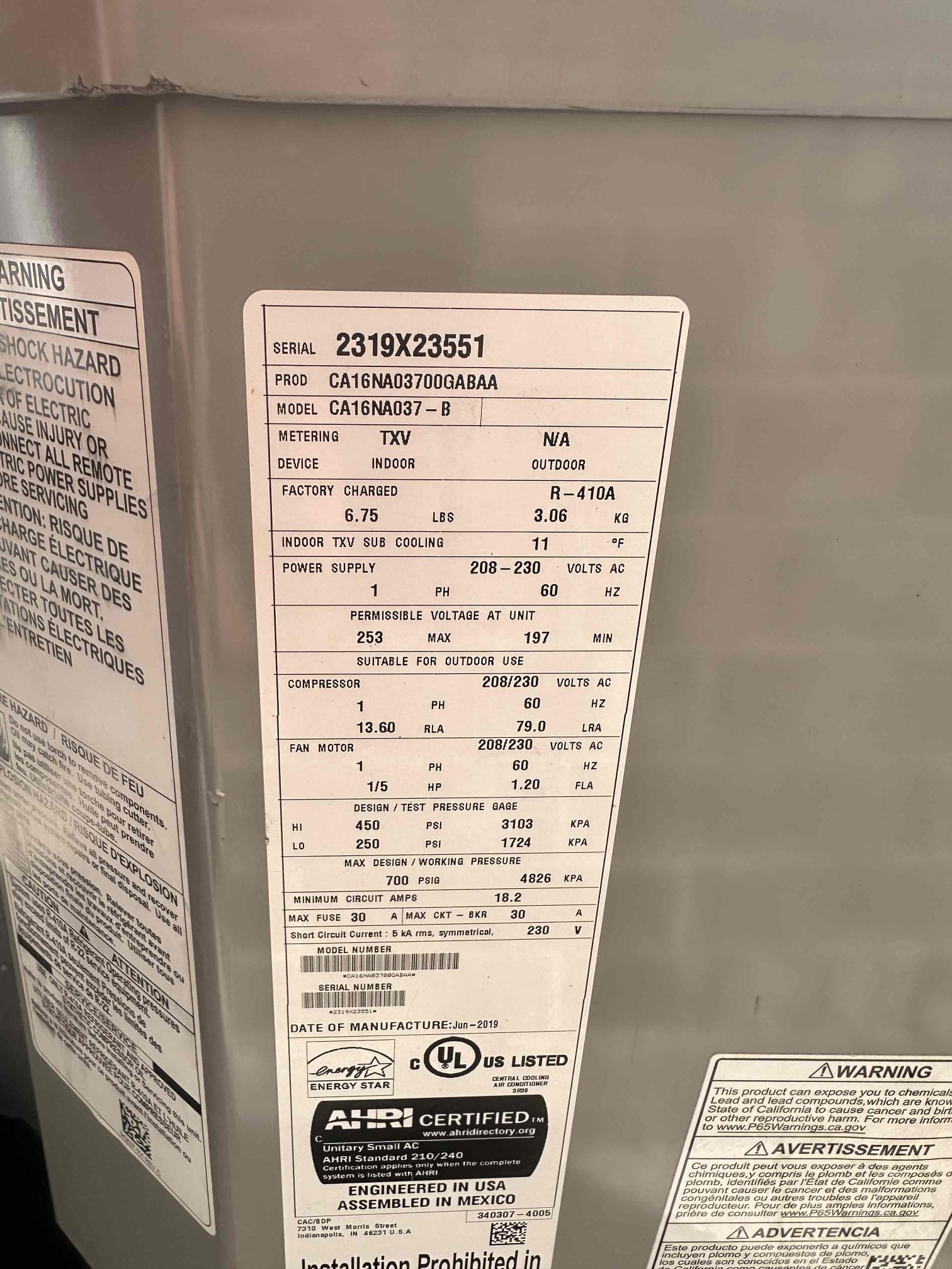 Melissa, TX - Arrive for second opinion on evaporator coil replacement. Coil does have a leak in it and needs to be replaced. If coil is replaced with us, we include a 1 year warranty on labor. Also, the new coil will come with 10 year warranty from install date. Customer is going to go over everything tonight and let us know first thing in the morning. Updated and sent estimate. 