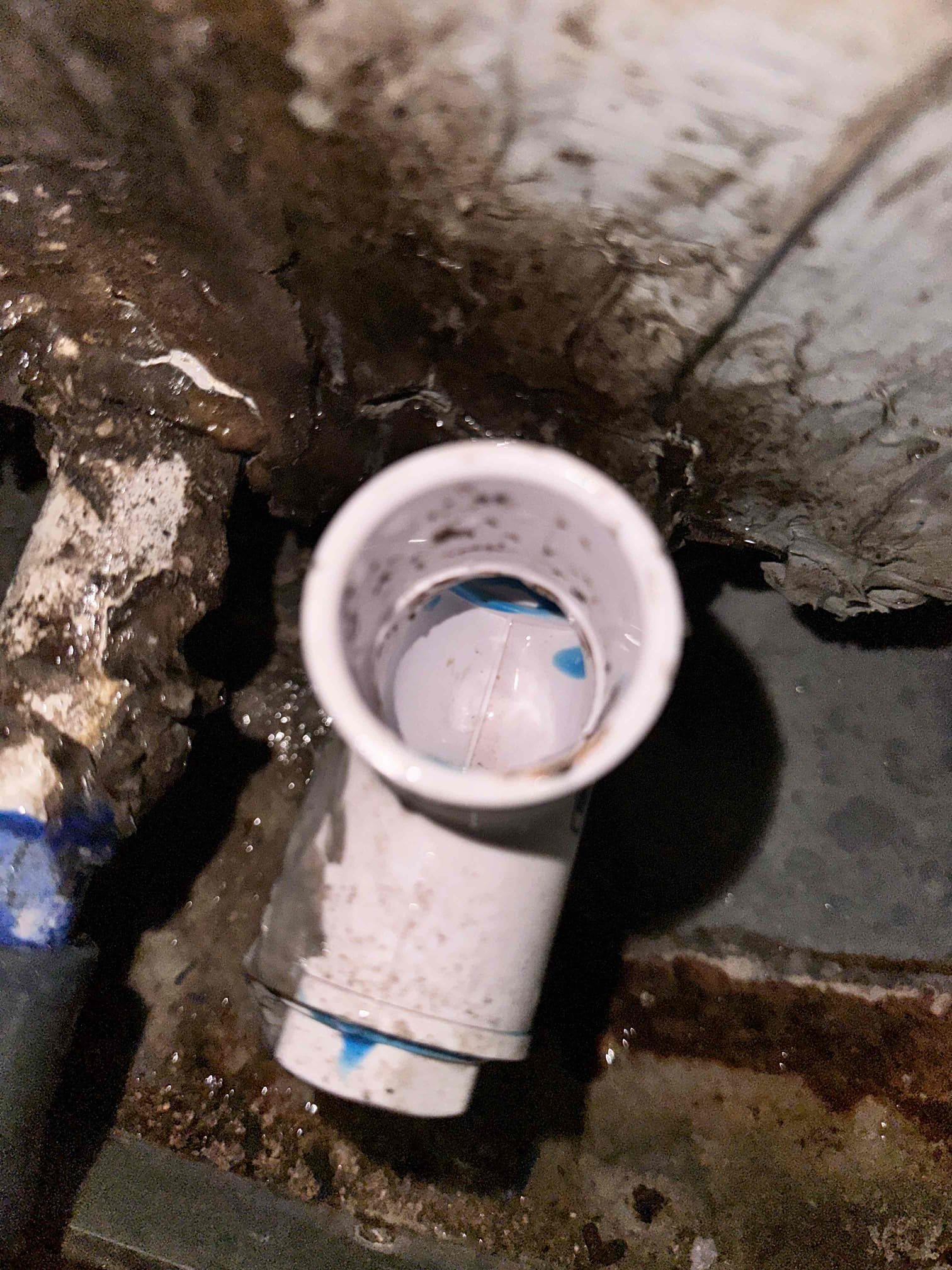 Melissa, TX - Arrive for no cool on downstairs system. Found that primary drain line is clogged up and shutting float switch off. Cleared drain line using nitrogen and water. Verified drain was clear by pouring bottles of water down drain. Drain is now clear and system is cooling at this time. 