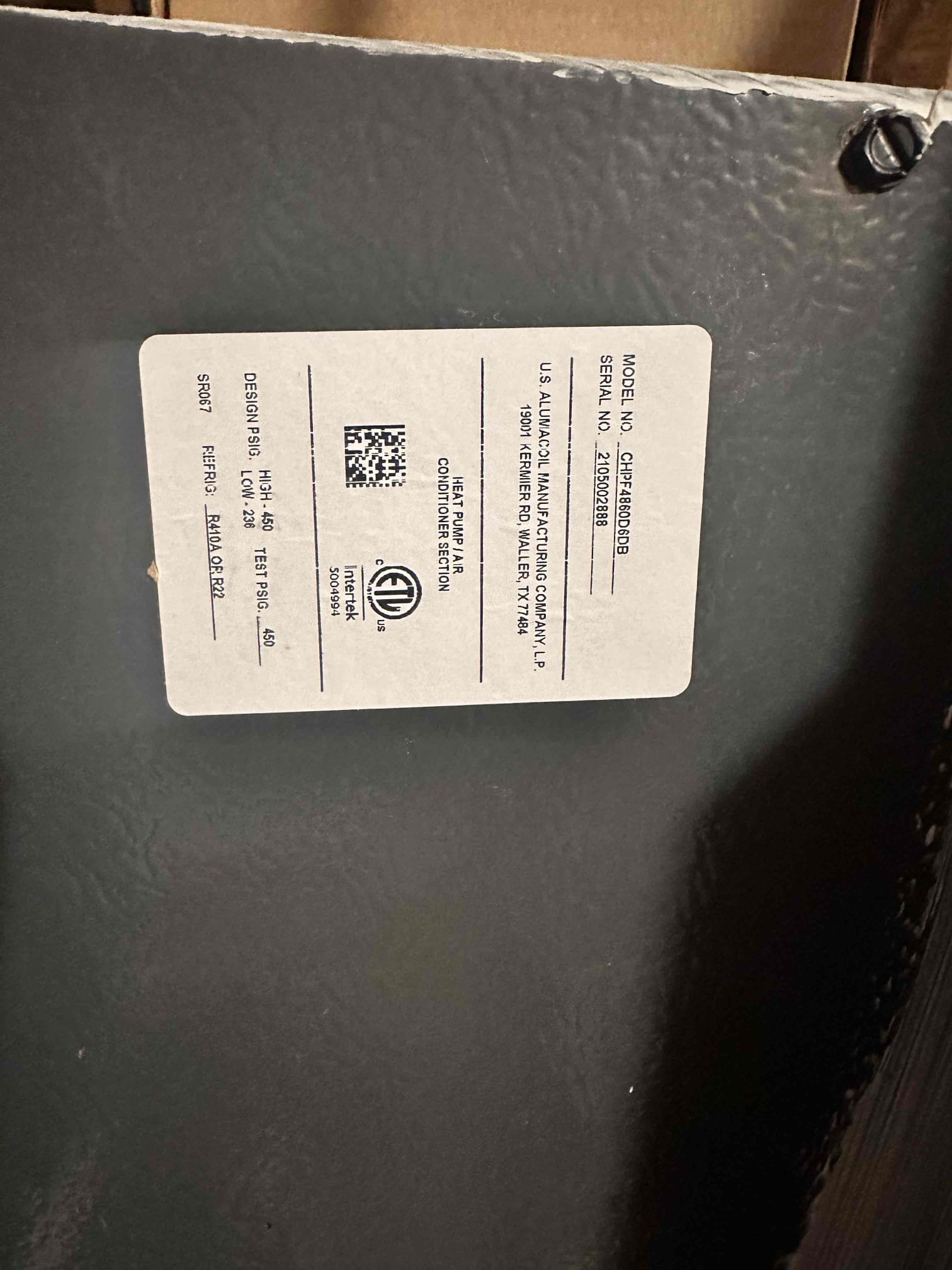 Celina, TX - Arrive for no cool on downstairs system. Thermostat was set to cool and both outside and inside units are running. Checked refrigerant pressures and system is low on refrigerant. Went into attic and checked temperature drop, only getting 5° difference. Noticed oily residue on copper piping going into coil. Let customer know we will need to perform a leak search to verify where the leak is that way it can be properly fixed. Customer declined leak search at this time and will give us a call back a little later to have work done. 