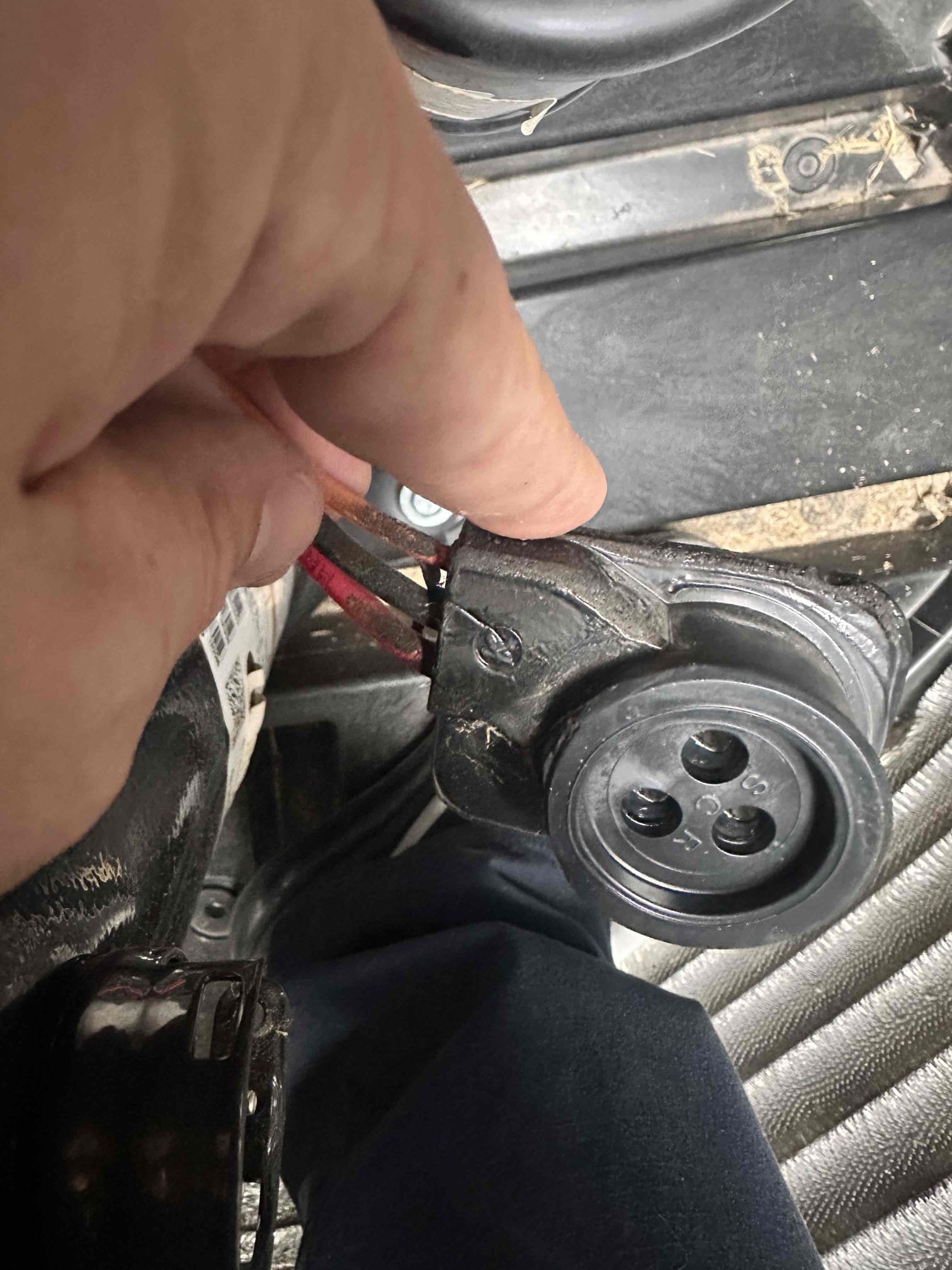 Anna, TX - Compressor was making bad noise and then shut off. Customer tried resetting breaker and it would not stay on. The breaker that would keep turning off was for the indoor unit. Found the breaker was turning off on its own, this is a problem with the breaker and not the unit. Checked outside unit and compressor. When checking resistance on compressor, I found that there were burn marks at the contactor. Replaced contactor under parts and labor warranty. Compressor wiring harness is also burnt and needs to be replaced. Office is getting harness and we will come back out to install it. 