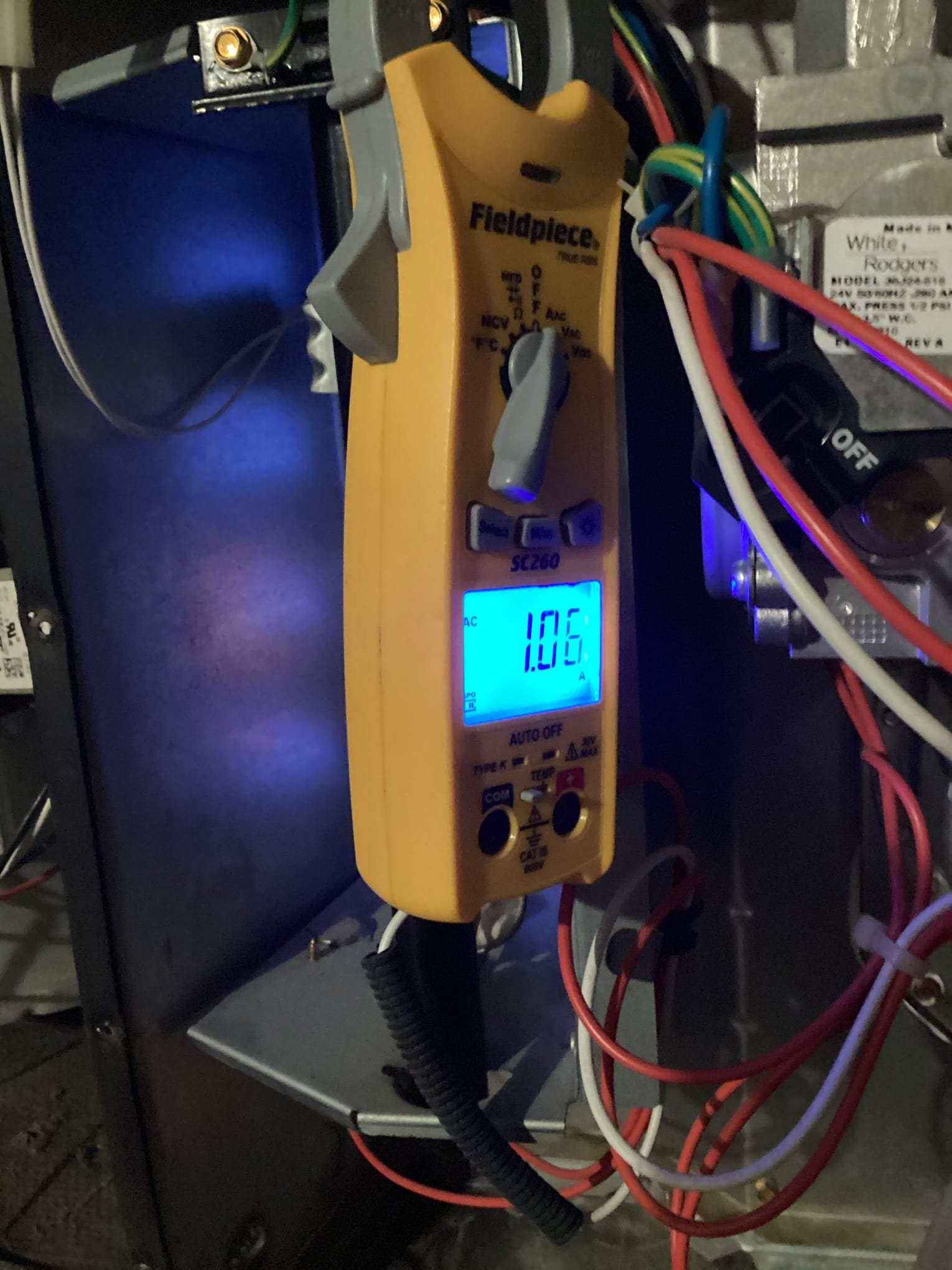 Performed heating maintenance on single system home. Change filter for customer. Previous filter was very dirty. Advised homeowner to change filter more often. Blower wheel is very dirty. Saw that previous estimate. Included evaporator and blower wheel cleaning, homeowner rejected estimate again. Checked all electrical components on system, all electrical components checked out, took temperature split on system. System is currently running at this time. 