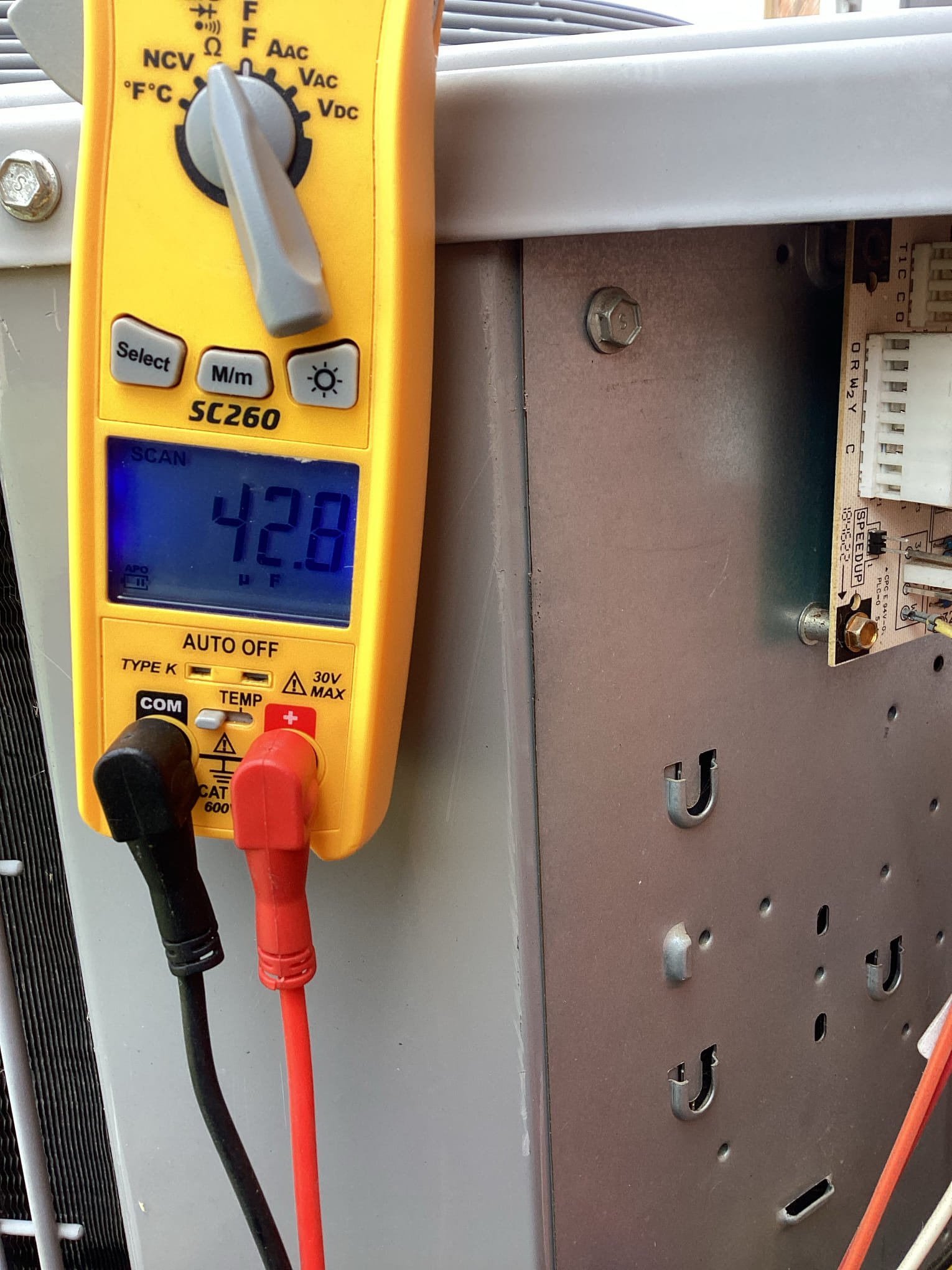 Anna, TX - Performed heat system maintenance. Checked all electrical components on system. Heat kit , capacitor and all amp draws. Changed filter provided by customer. Spreader condenser off outside. Treated drain lines. System is currently running at this time e