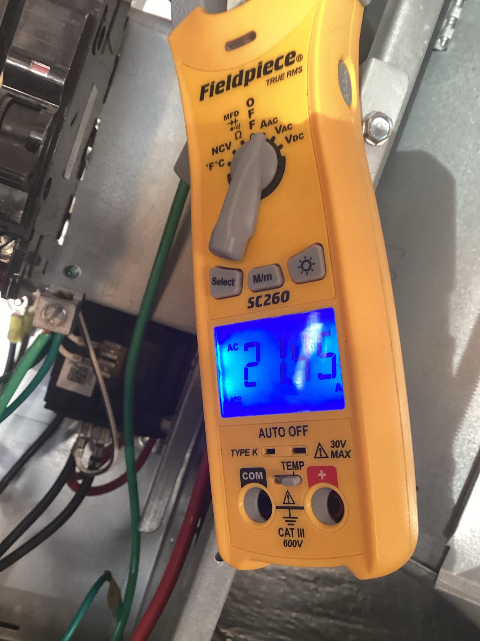 Anna, TX - Performed heat maintenance. Inspected all electrical components. Recommend capacitor replacement. Treated drain lines with water and chemical cleaning. Checked heat strips. Checked evaporator and blower wheel for cleanliness. Inspected plenums. Filter was not changed. Customer stated he would change today. Rejected buying one from us.toom temperrature split and system had a 19 degree split. Condenser is very dirty. Recommend chemical cleaning for more effenciency. This is a non profit organization they will have to go through a board to get anything approved. System is currently running at this time. Will follow up with customer on estimates left today. Customer needs 3 days to follow up after he meets with his board members 