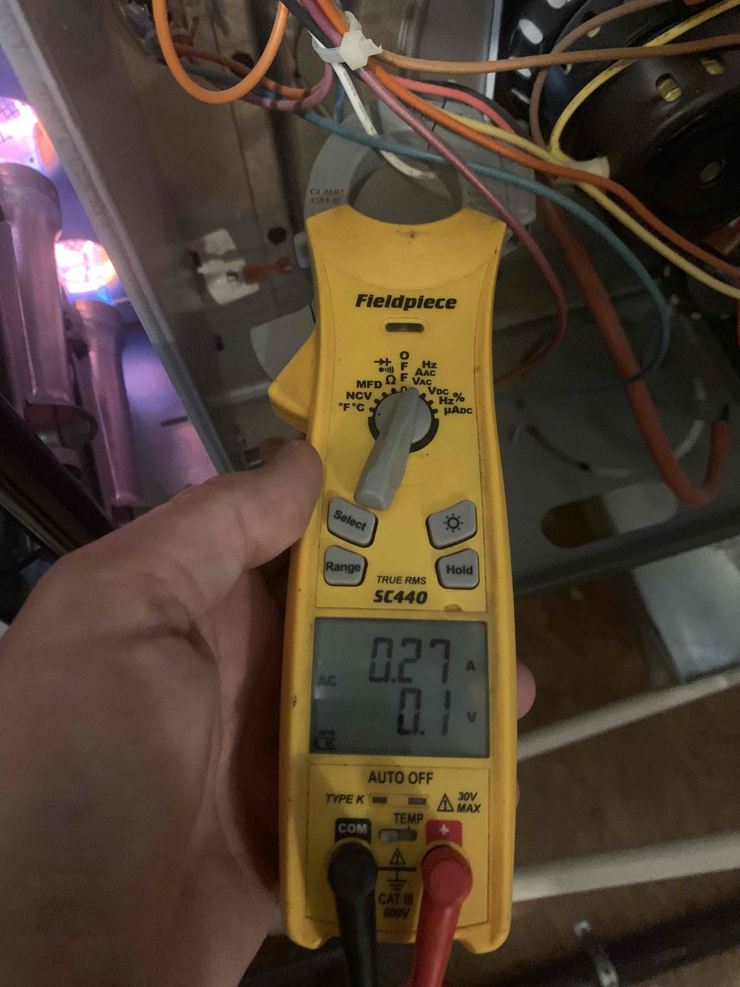 Anna, TX - 2 system heating maintenance. Customer replaces their own filter. Removed and cleaned flame sensor. Checked resistance on hot surface igniter. Measured microamps on flame sensor, it is within acceptable range. Checked blower motor and wheel. Set thermostat to heating and watched system go through sequence of operation. All limit switches and pressure switches are functioning correctly. Flames are healthy with solid blue color. Measured amp draw on blower motor and inducer motor. Checked temperature rise across systems. Systems are heating properly at this time. 
