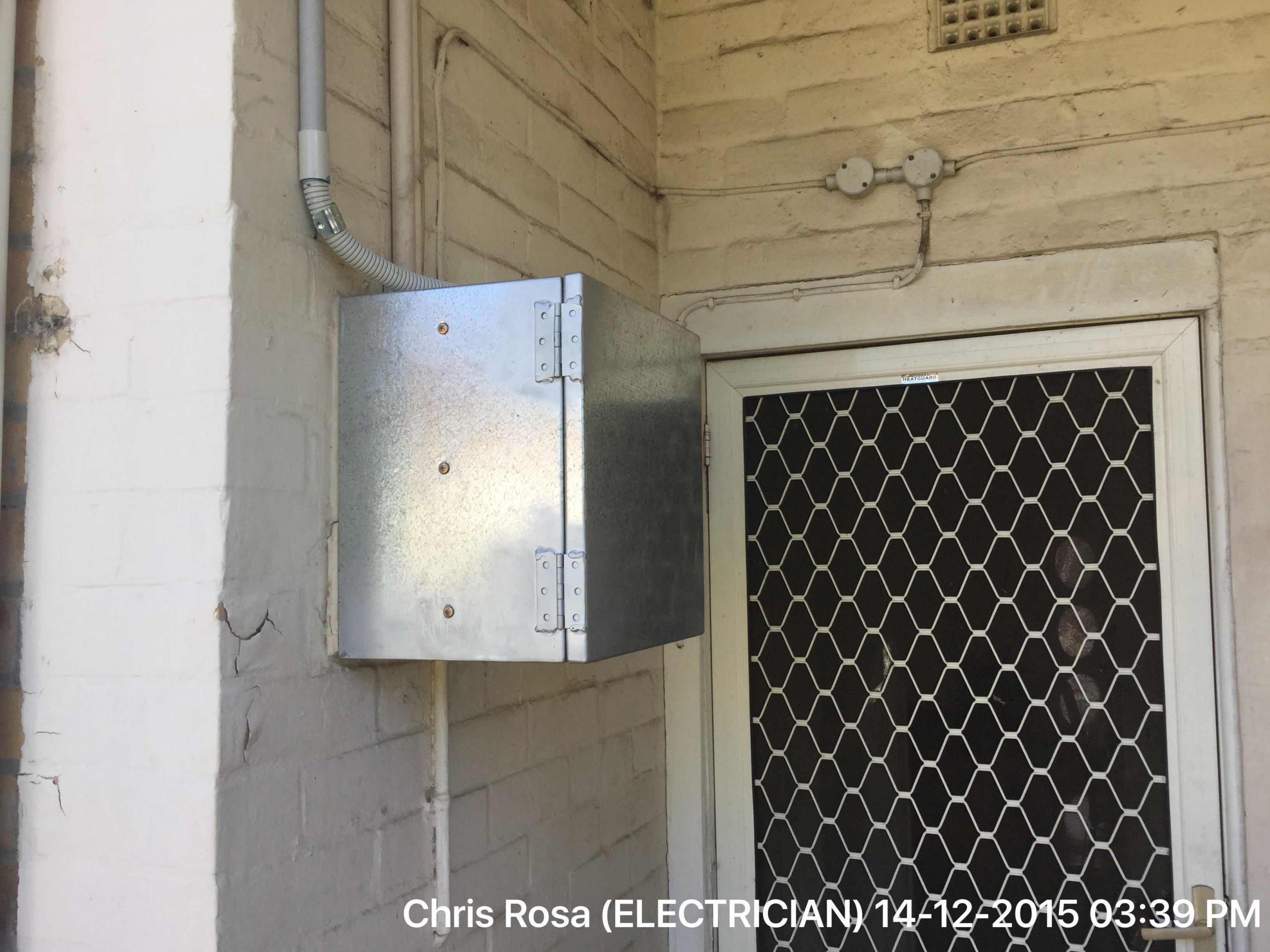 Fitted steel enclosure disconnect main board circuit breaker and changed sub board circuit breaker to RCBO .... Advised customer rewire is needed to power lighting circuit