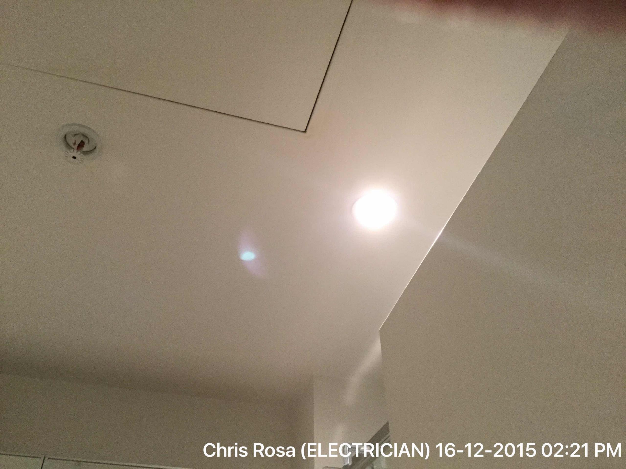 Conducted 20min fault find on downlight and showed customer how to change globe.. Was not interested in LED upgrade.