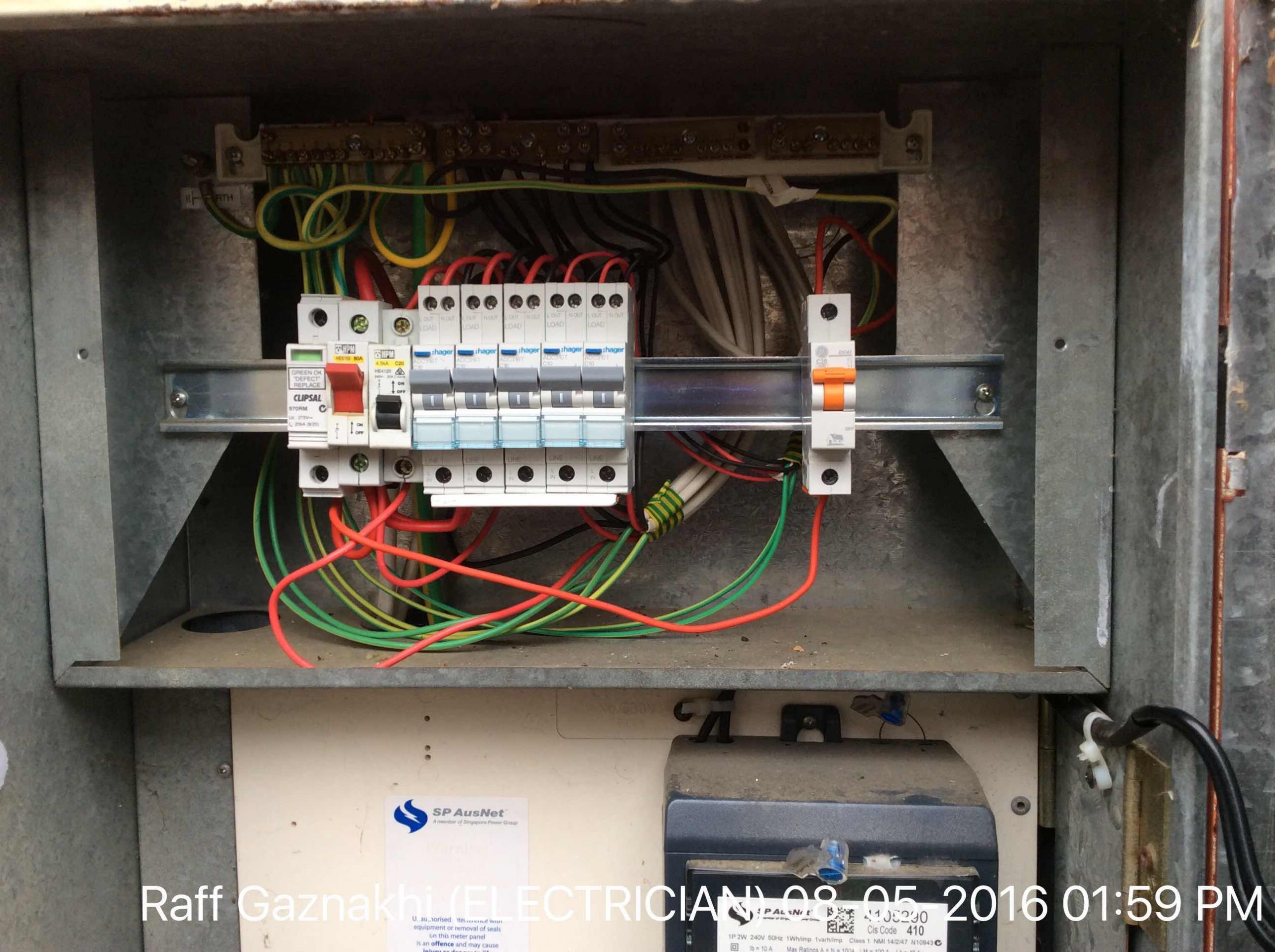 Upgrade 5x CB to MCB/RCD